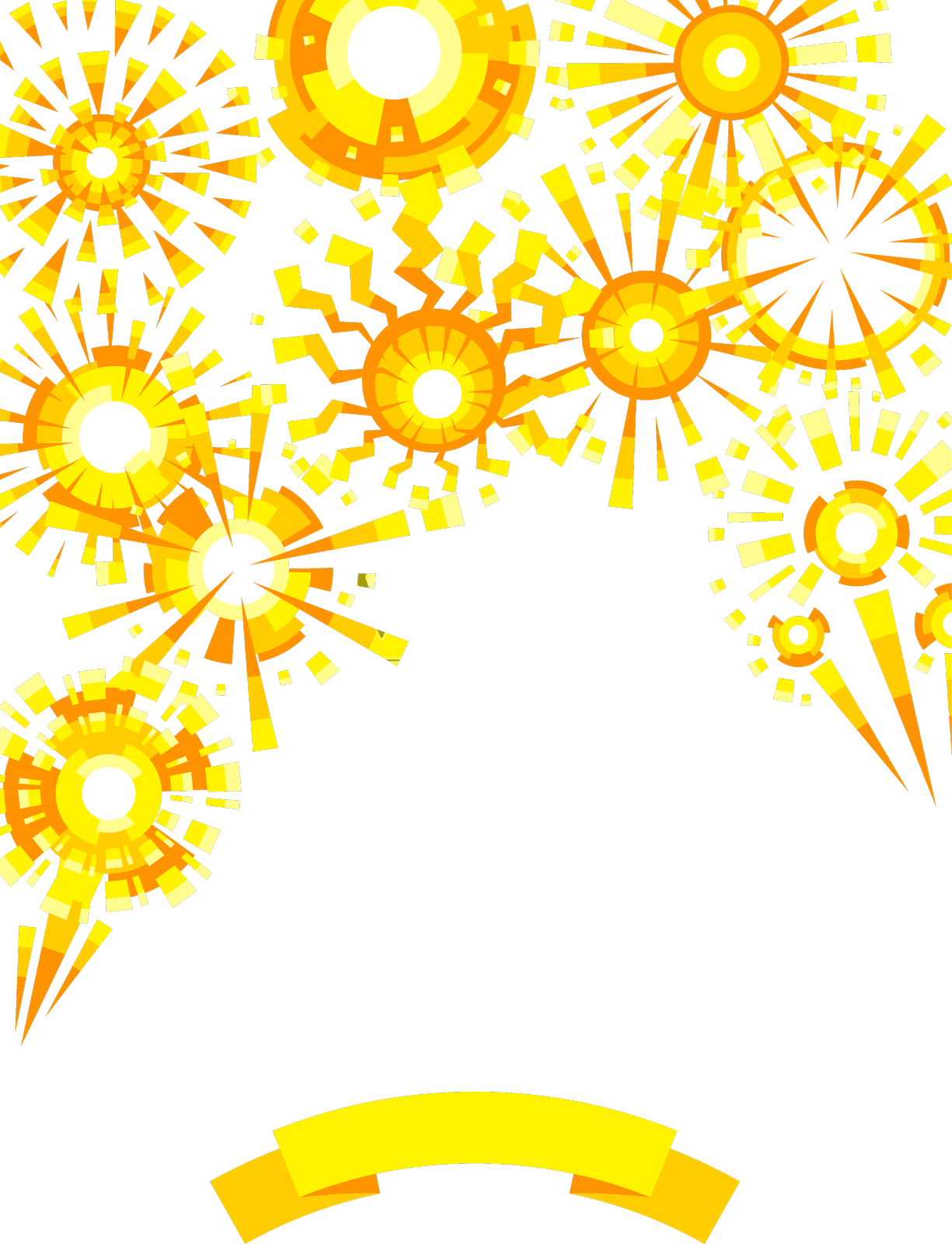 背景以烟花礼炮节日设计设计元素图片