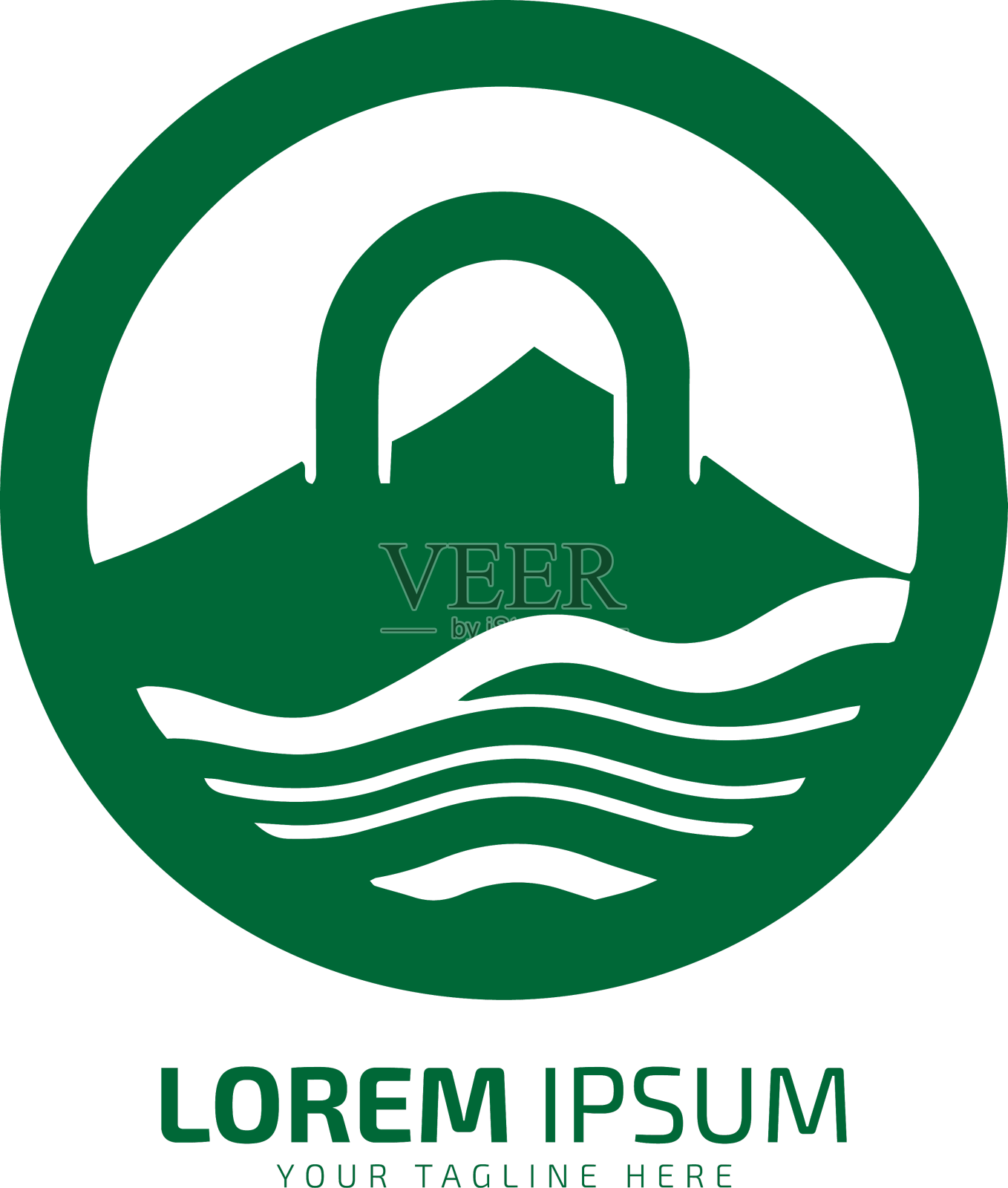 锁的最小和抽象的标志锁图标室设计元素图片