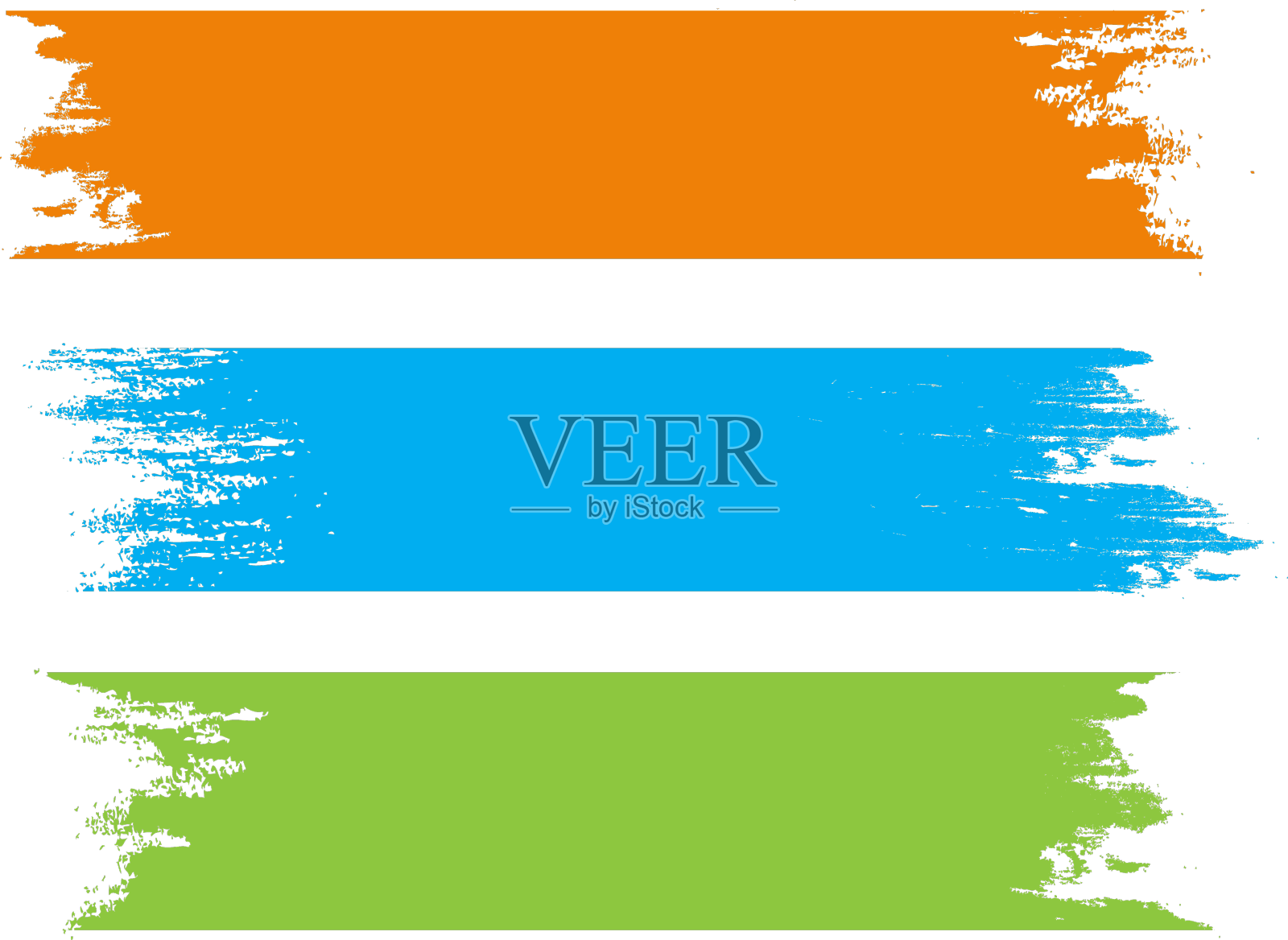 油漆斑点孤立的白色背景设计元素图片