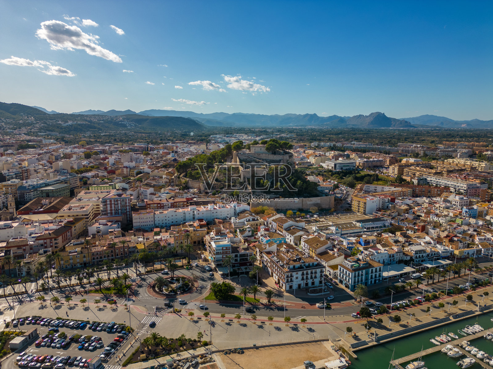 无人机Denia照片摄影图片