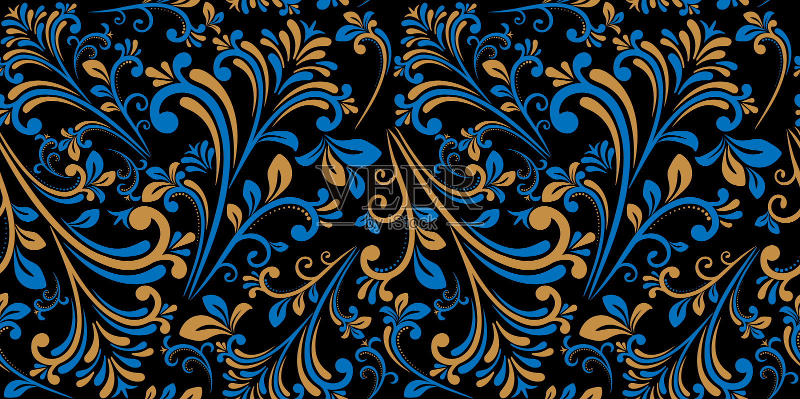 用于装饰的无缝图案模板插画图片素材