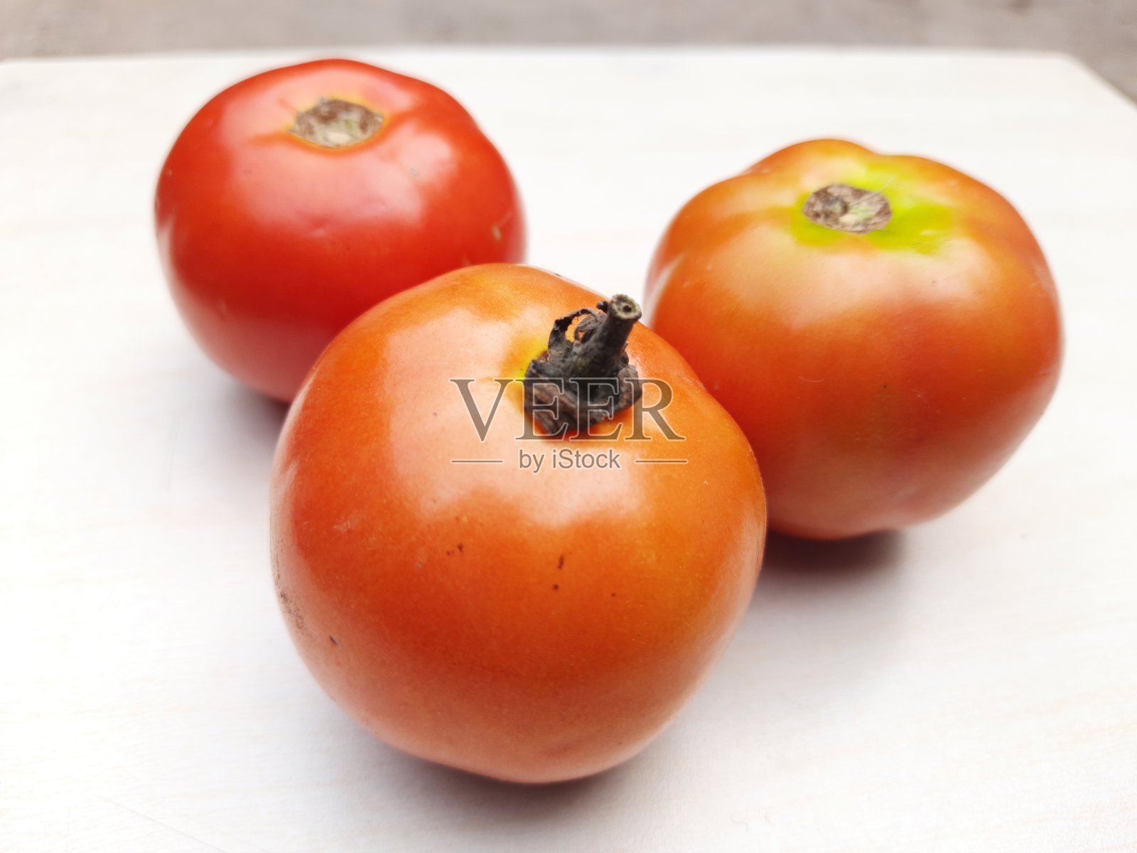 西红柿果实呈球形或卵形照片摄影图片