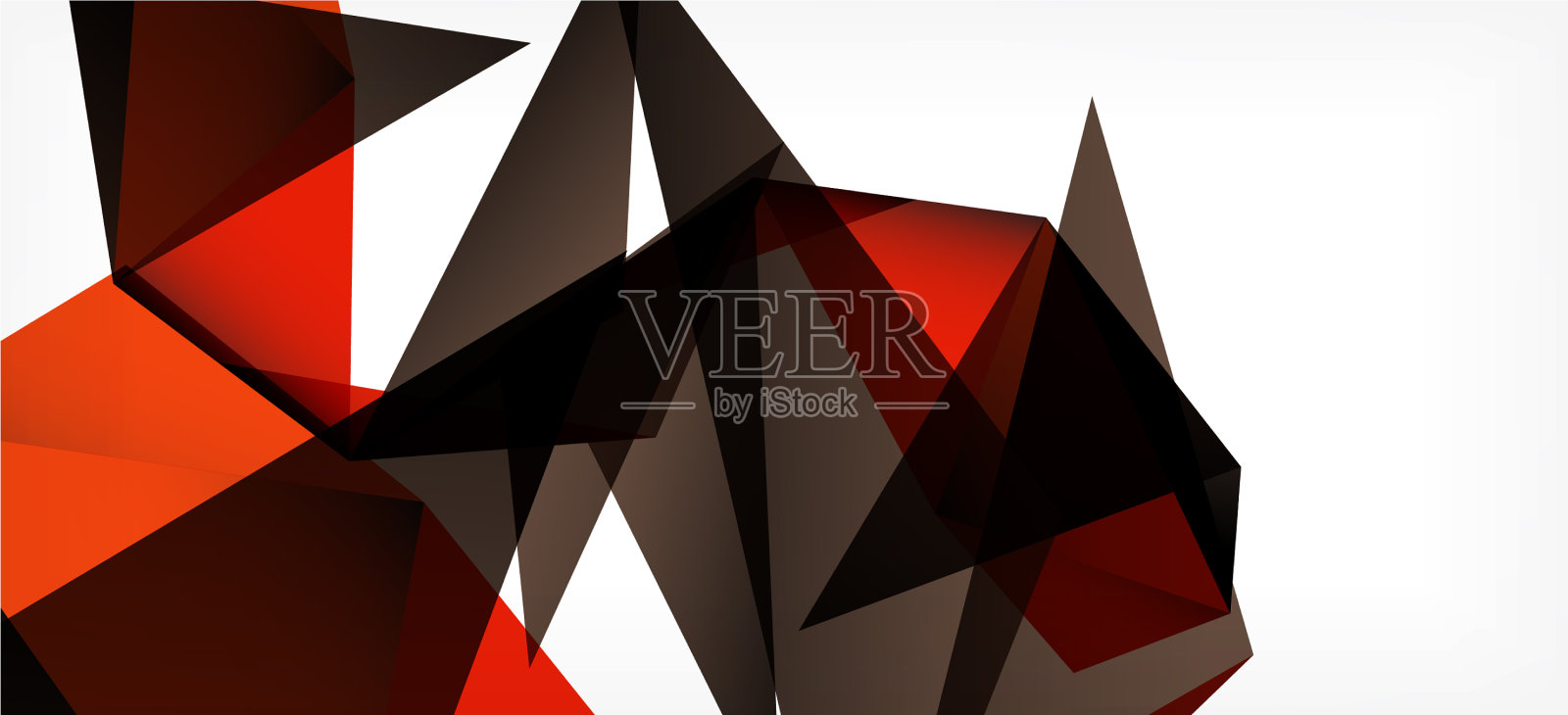 复古抽象模板三角形马赛克插画图片素材