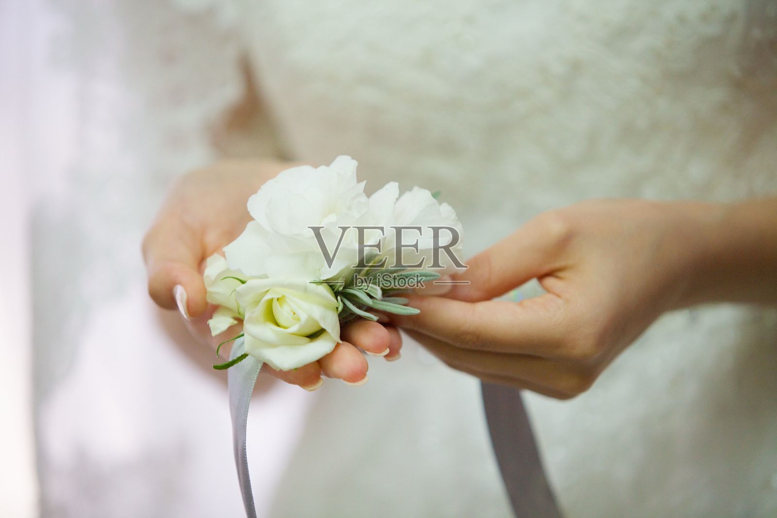 鲜艳的婚礼花束照片摄影图片