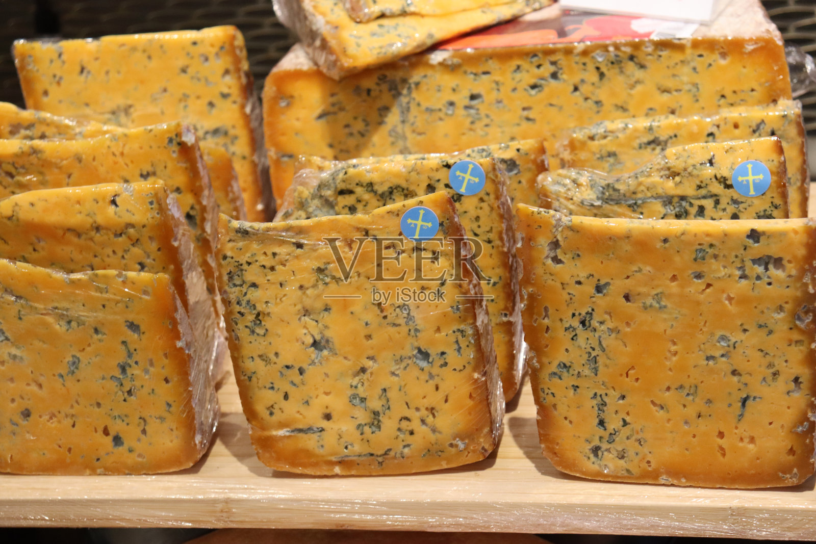 乳汁奶酪，著名的阿斯图里亚奶酪照片摄影图片