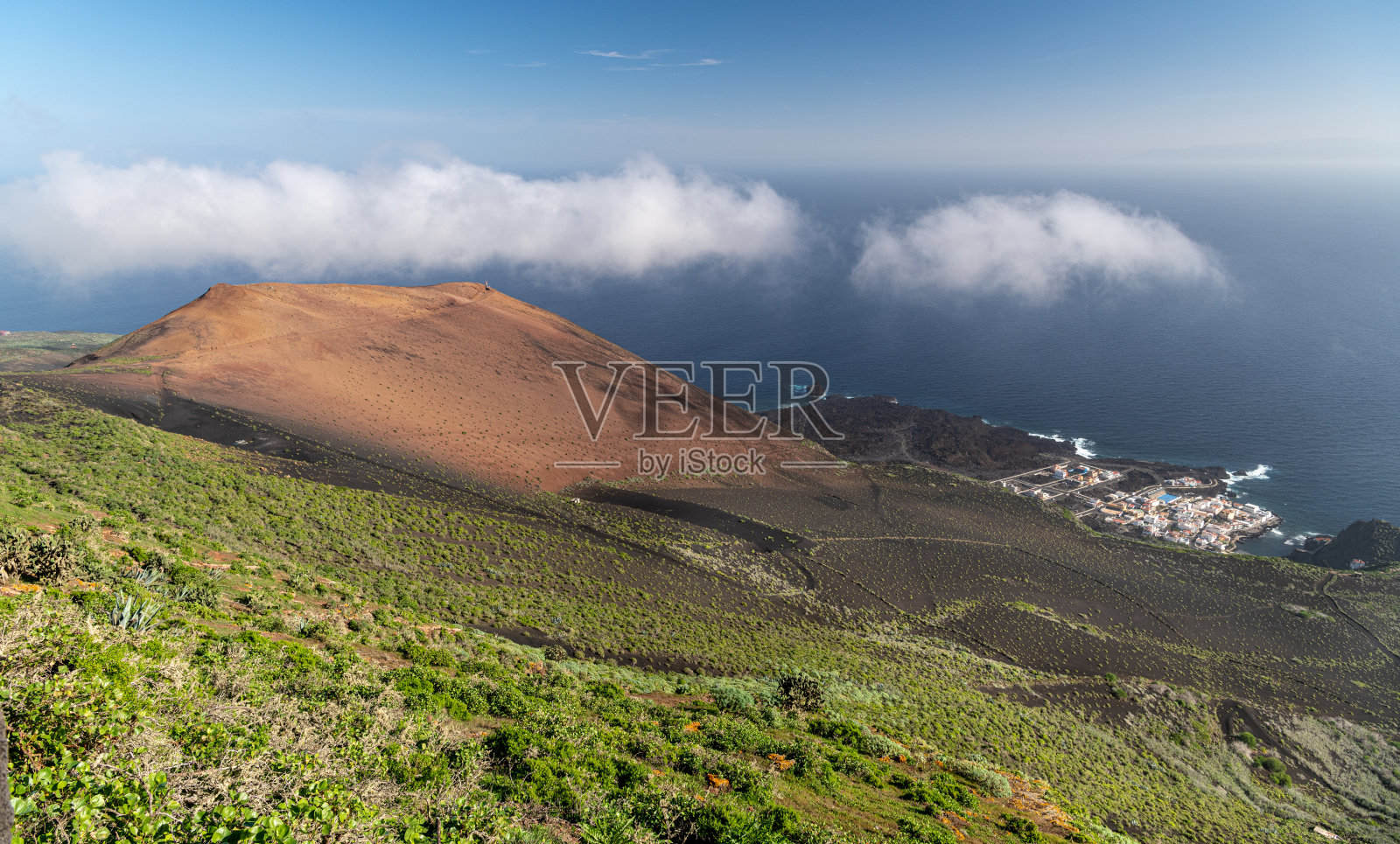 加那利群岛耶罗岛Tamaduste火山景观照片摄影图片