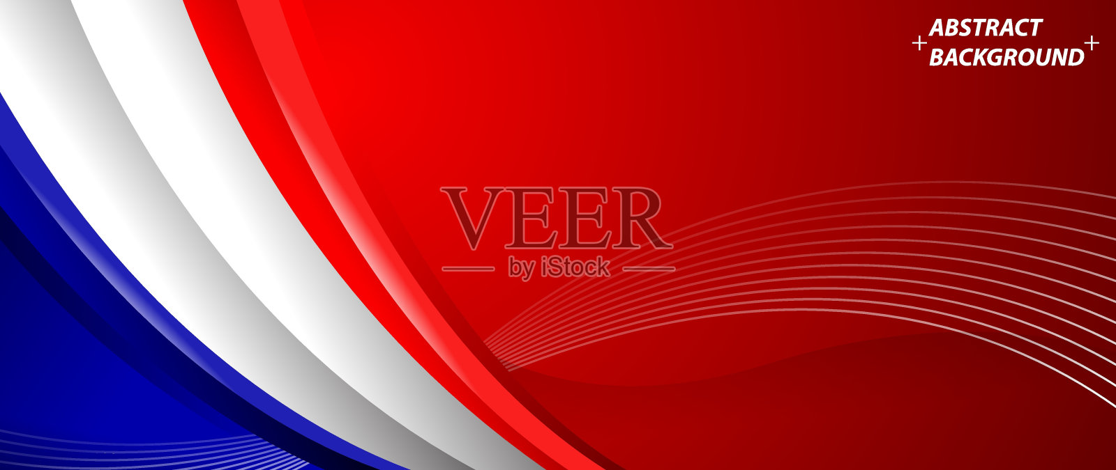 抽象的红蓝白背景插画图片素材