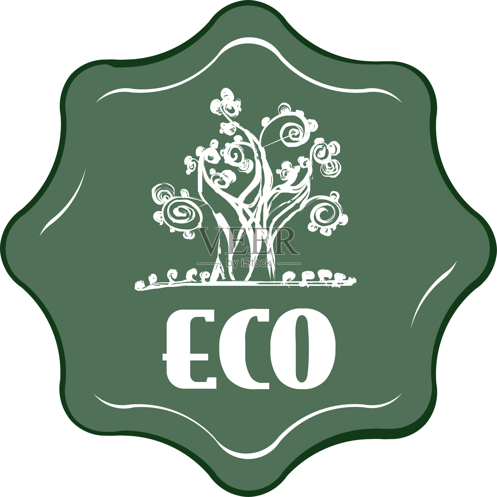 有机食品生物标签设置设计元素图片