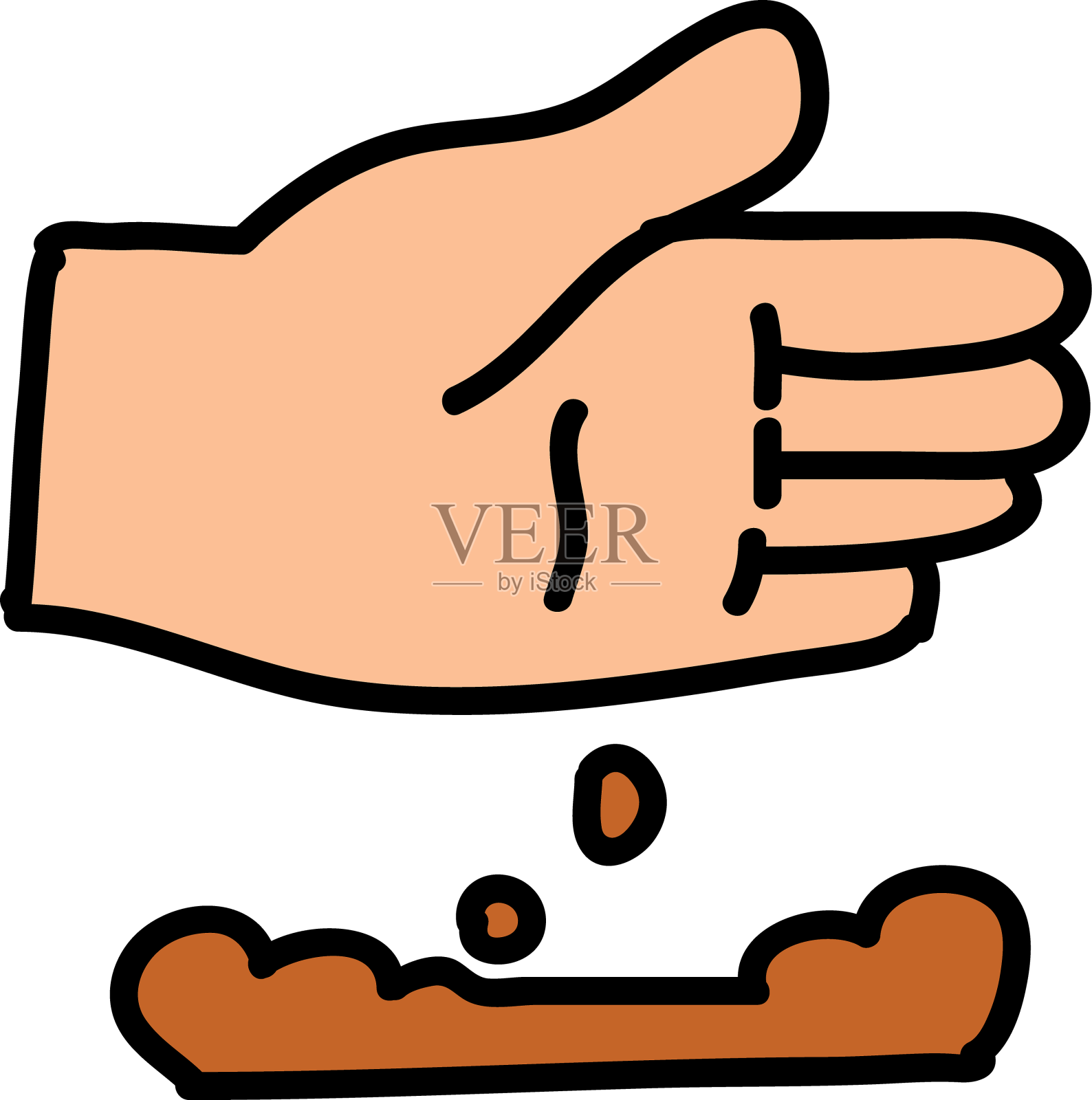 简单可爱的农场涂鸦套装设计元素图片