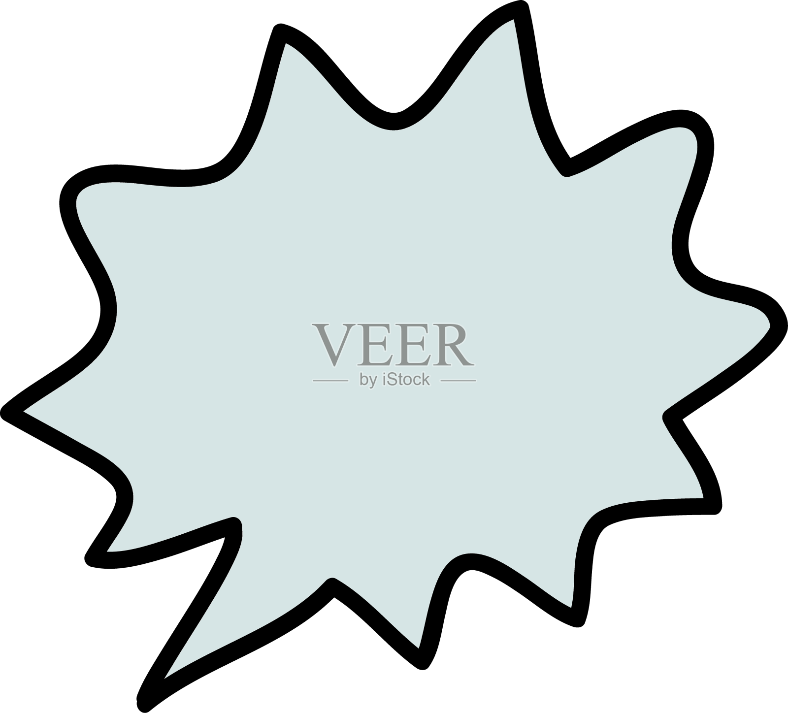 简单可爱的标签和横幅涂鸦集设计元素图片