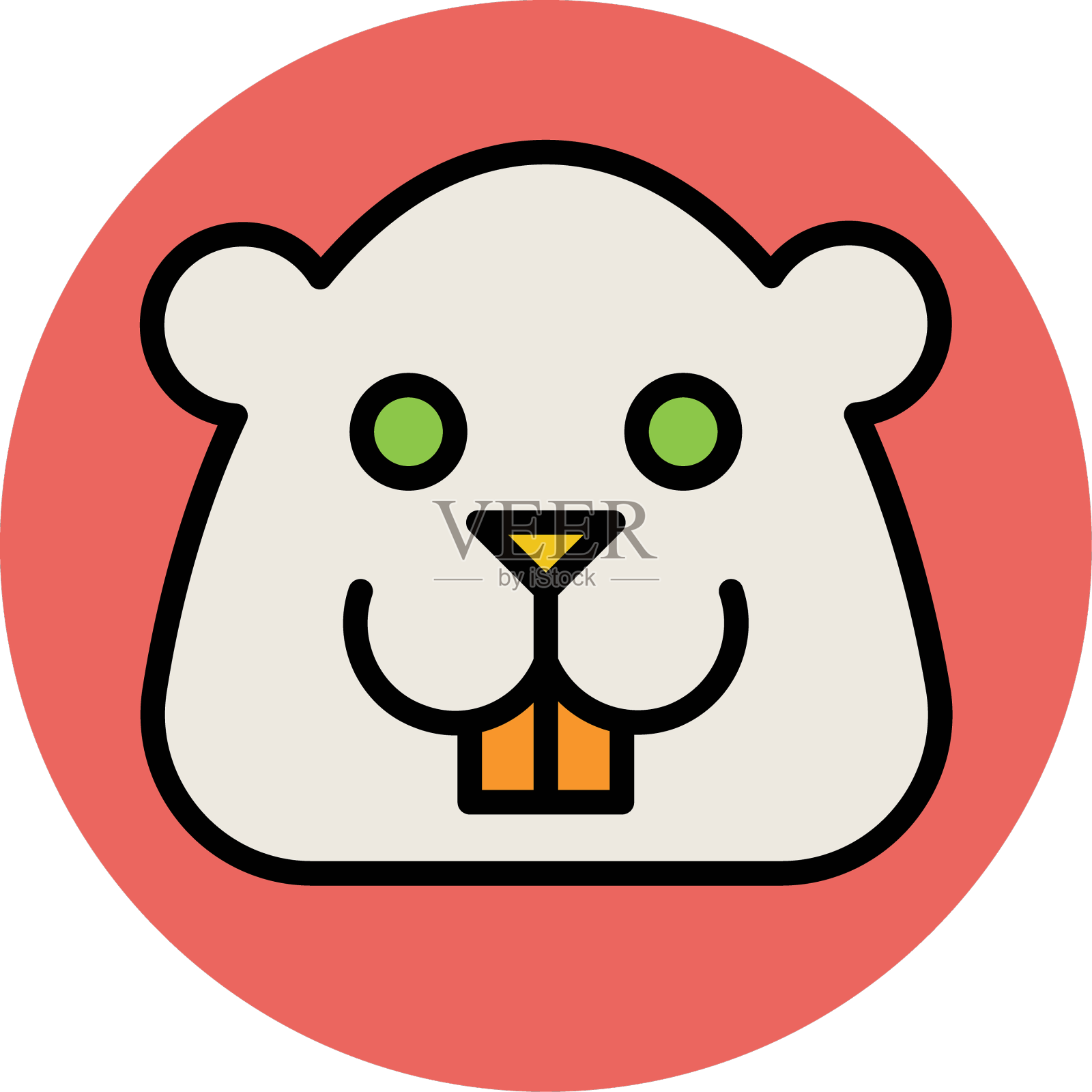 现代动物图标概念设计元素图片