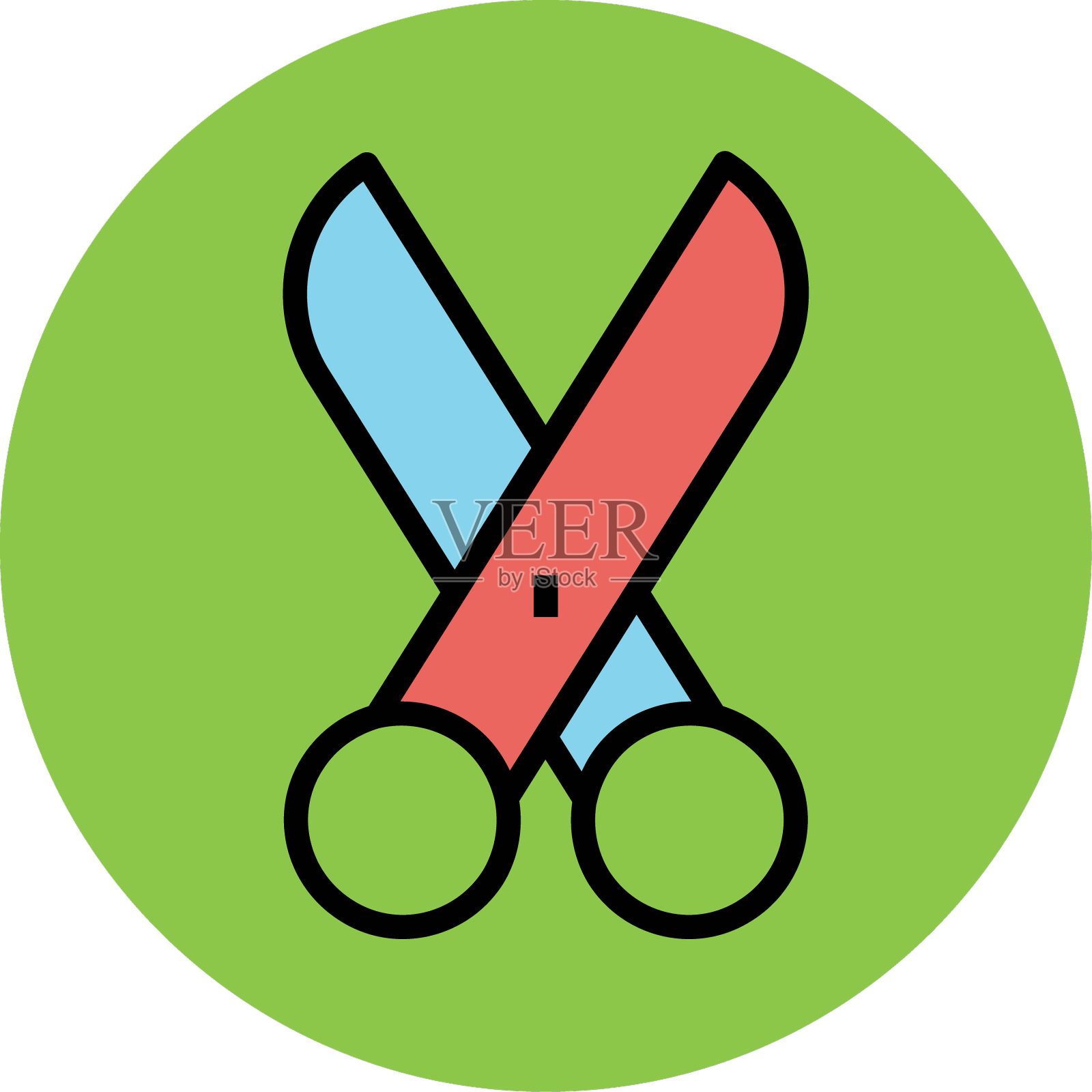 现代酒店和餐厅的图标概念设计元素图片