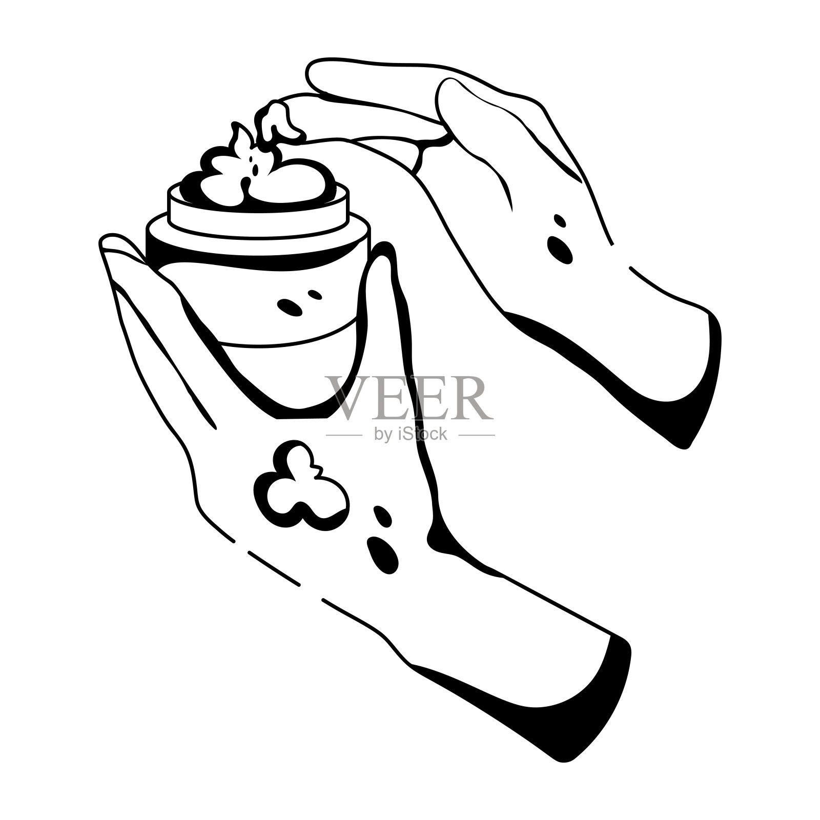 护手霜插画图片素材