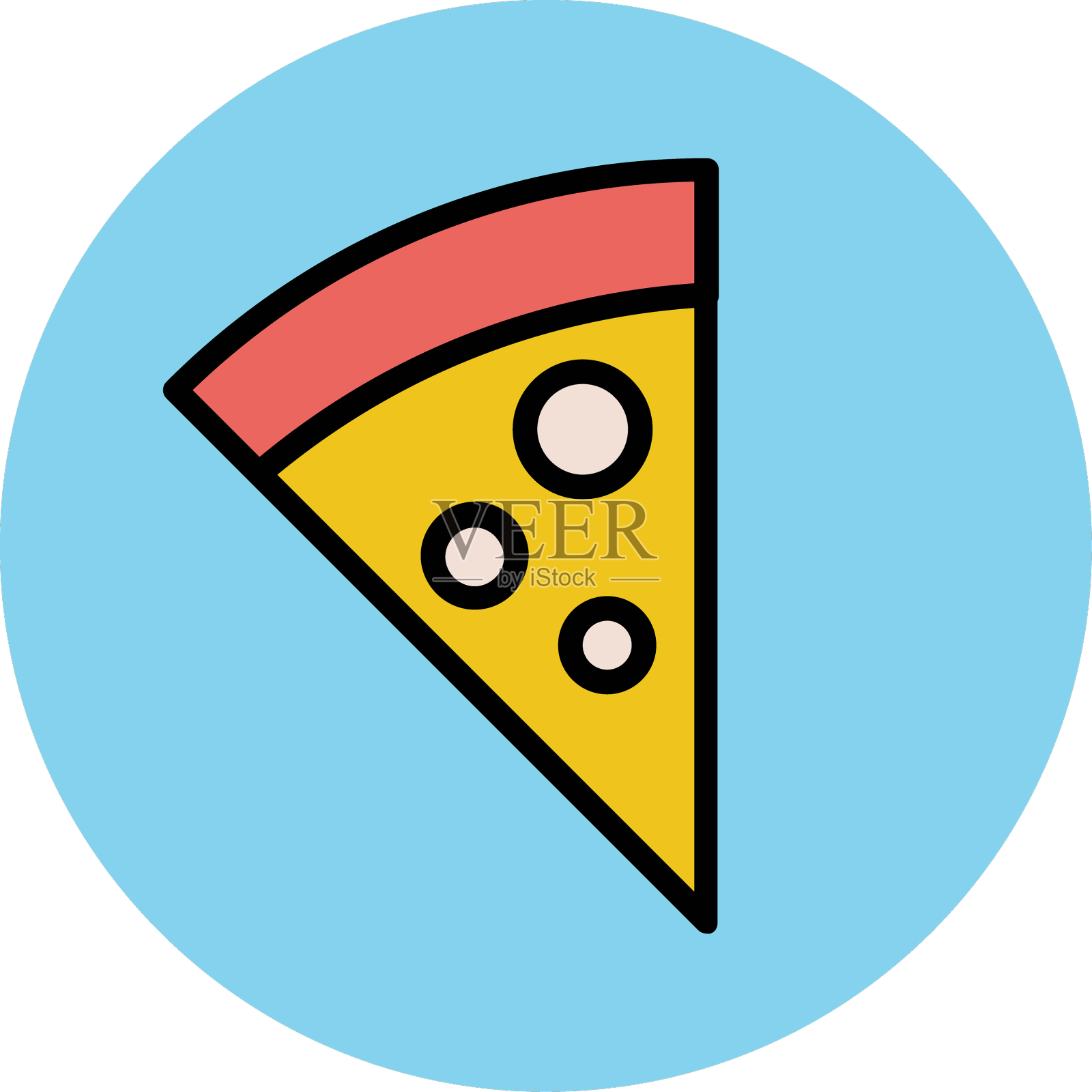 现代食品图标概念设计元素图片