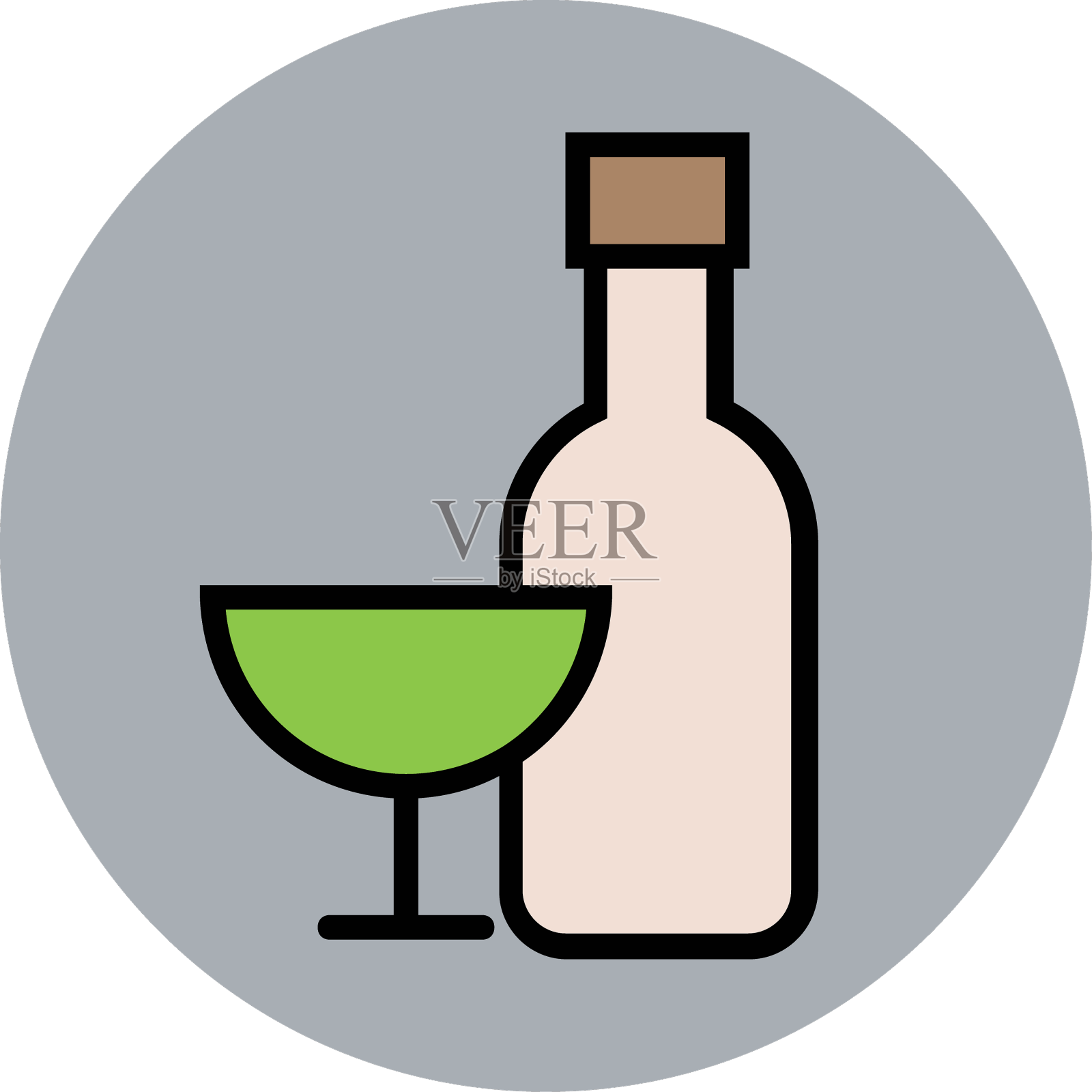 现代食品图标概念设计元素图片