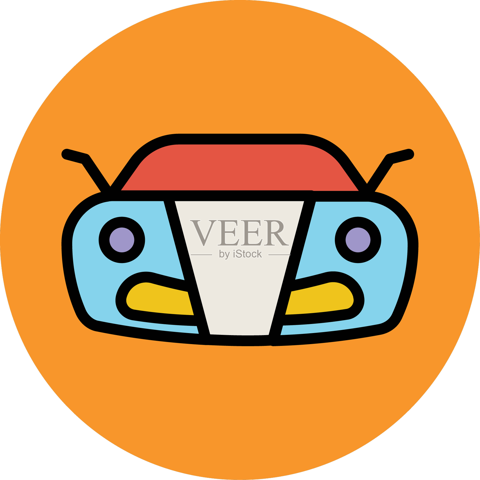 现代交通图标概念设计元素图片