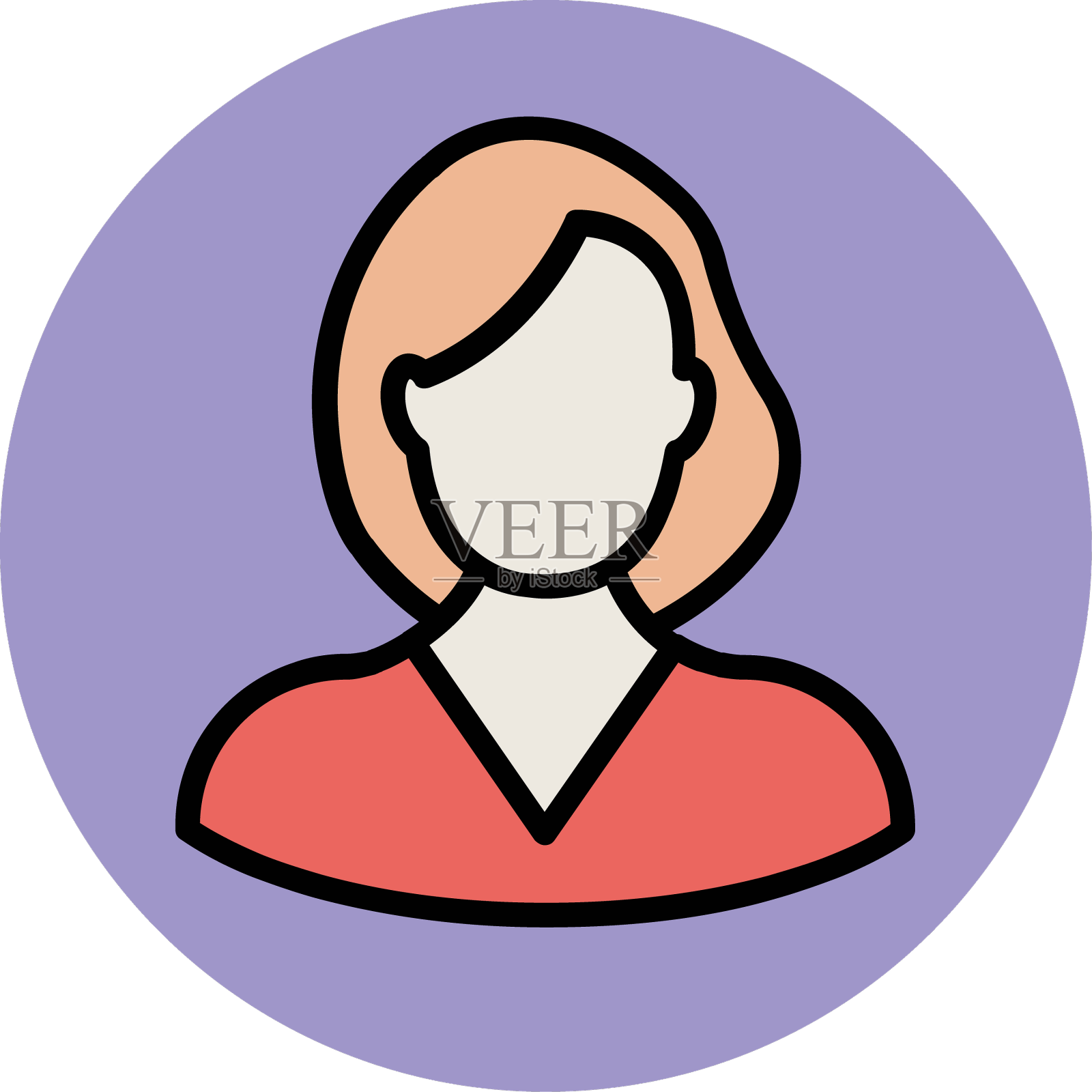 现代头像图标概念设计元素图片