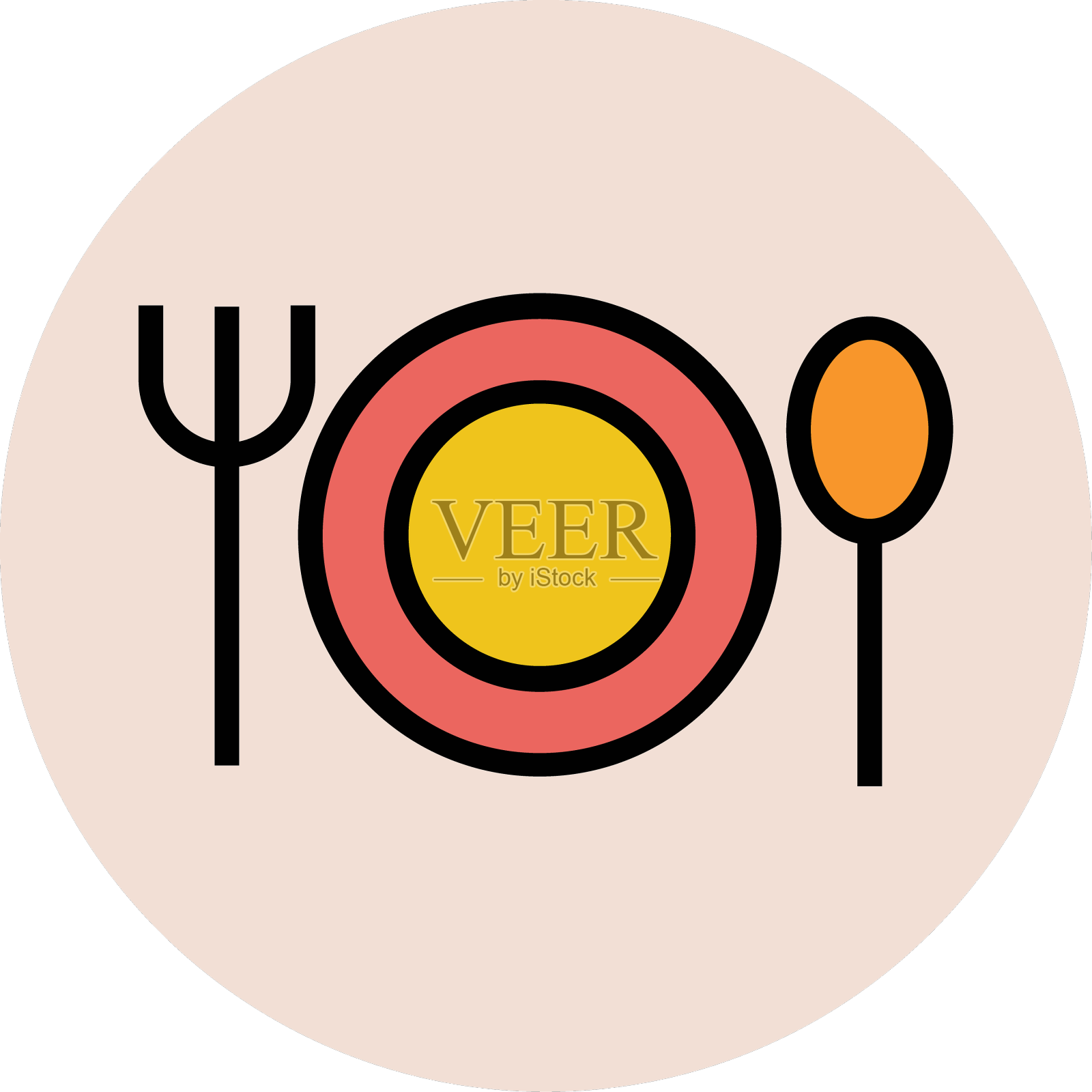 现代婚礼图标概念设计元素图片