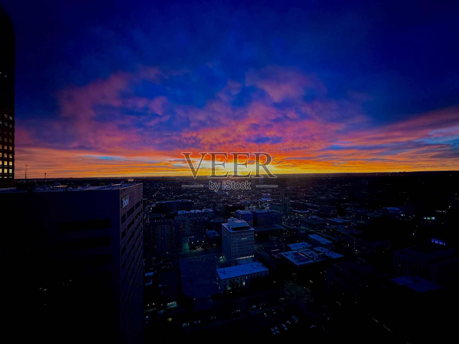 丹佛的日出照片摄影图片