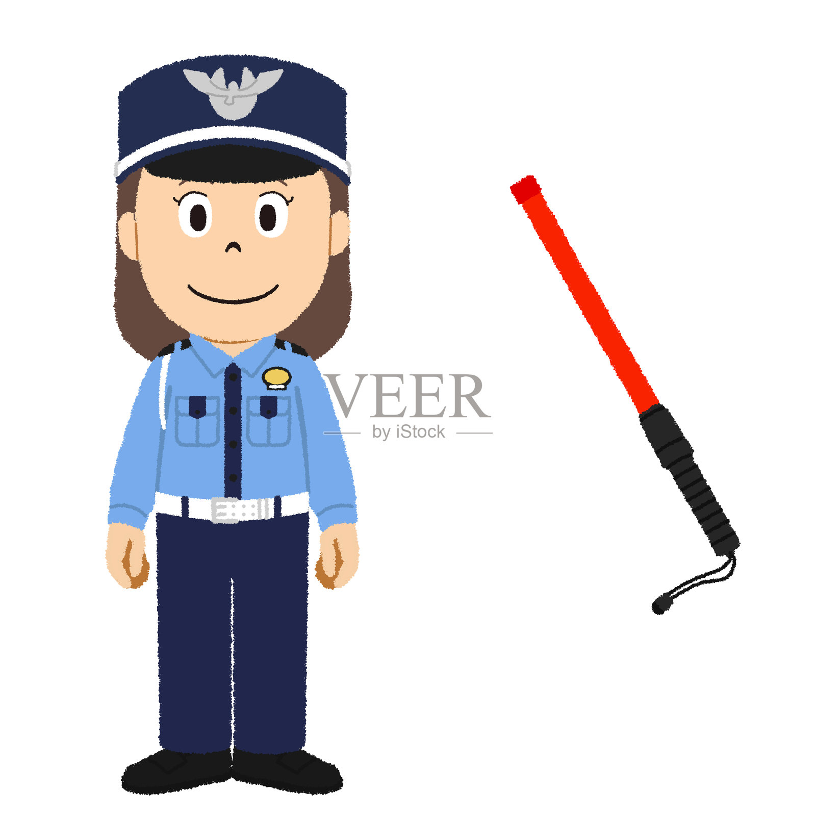 妇女的保护插画图片素材