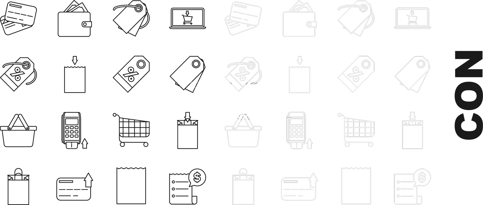 设置在线纸质检查和财务检查购物设计元素图片