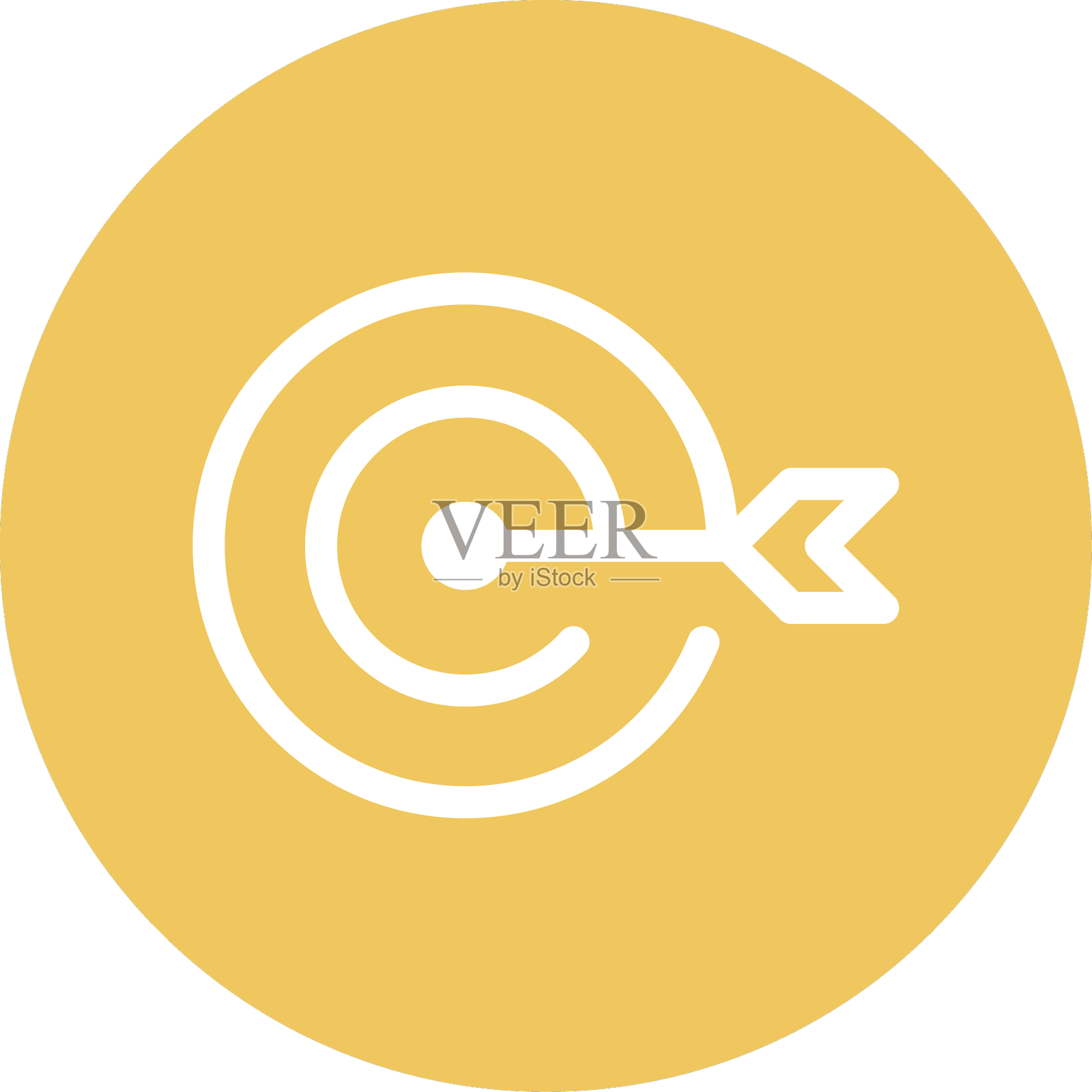 简单圆润的颜色办公室的想法图标设计元素图片