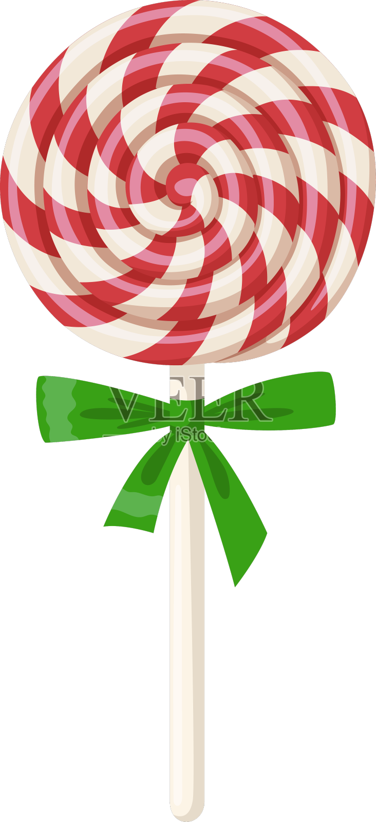 卡通圣诞棒棒糖设计元素图片