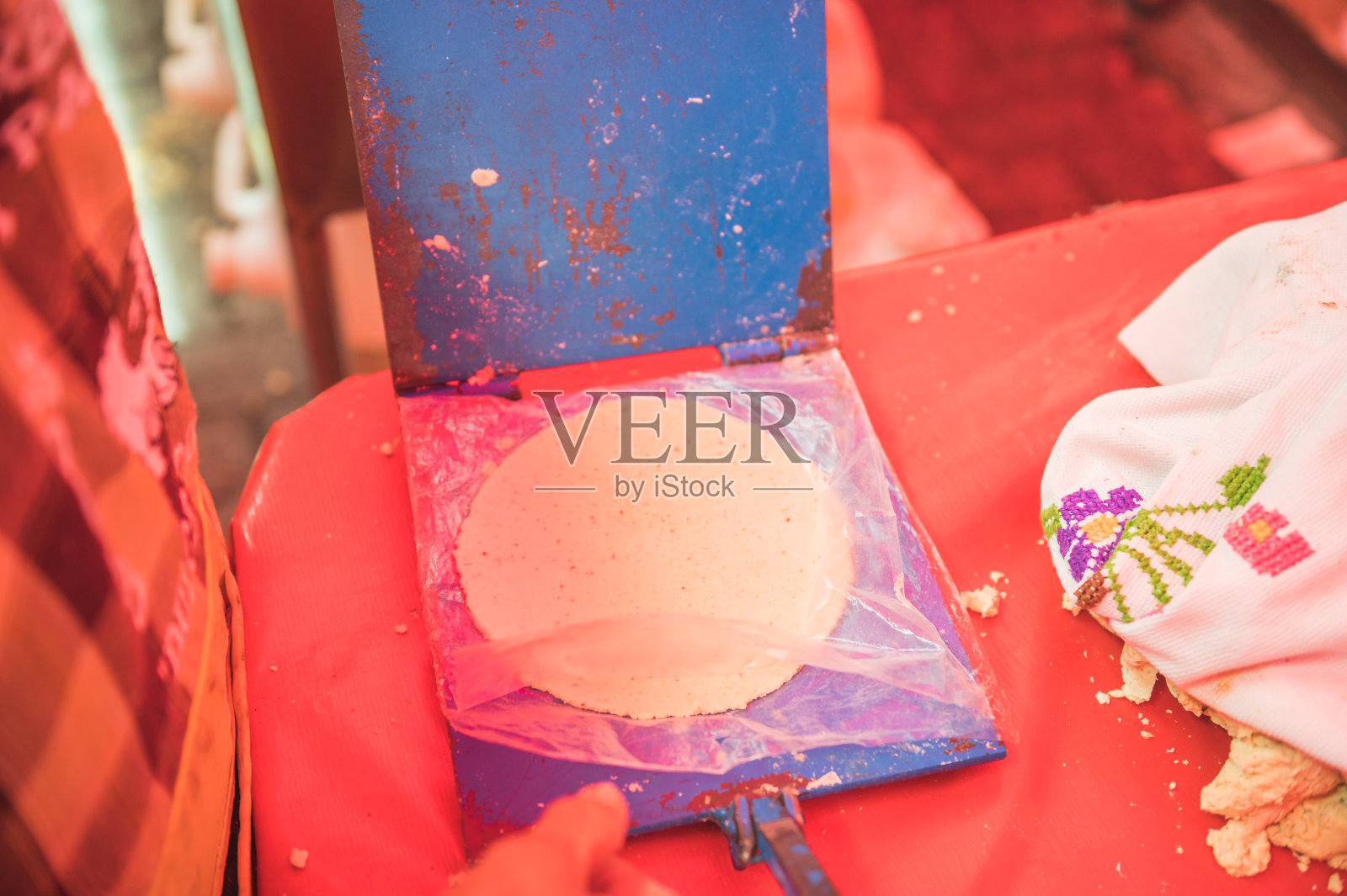 手工制作的玉米饼照片摄影图片