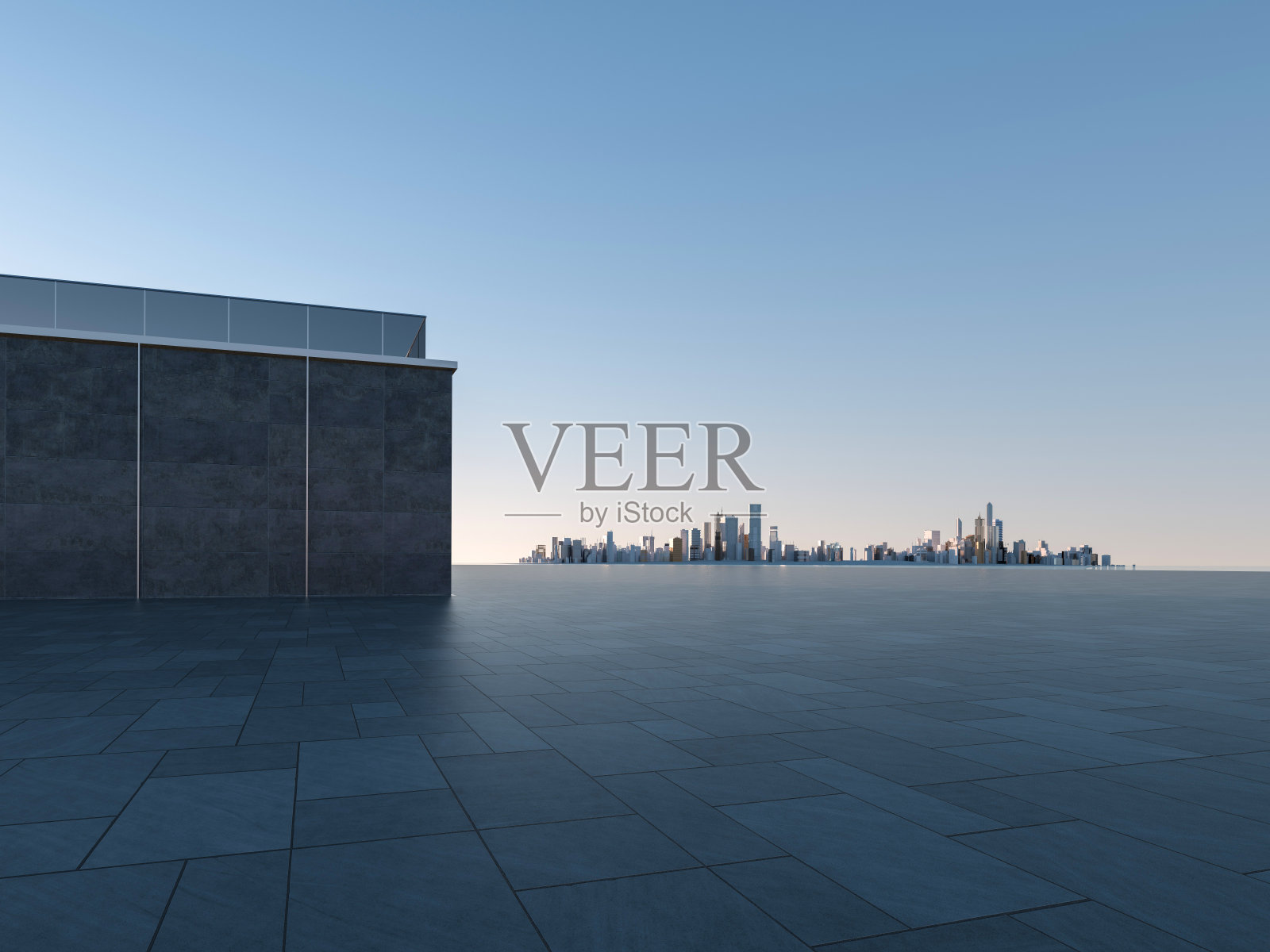 空的混凝土建筑背景照片摄影图片