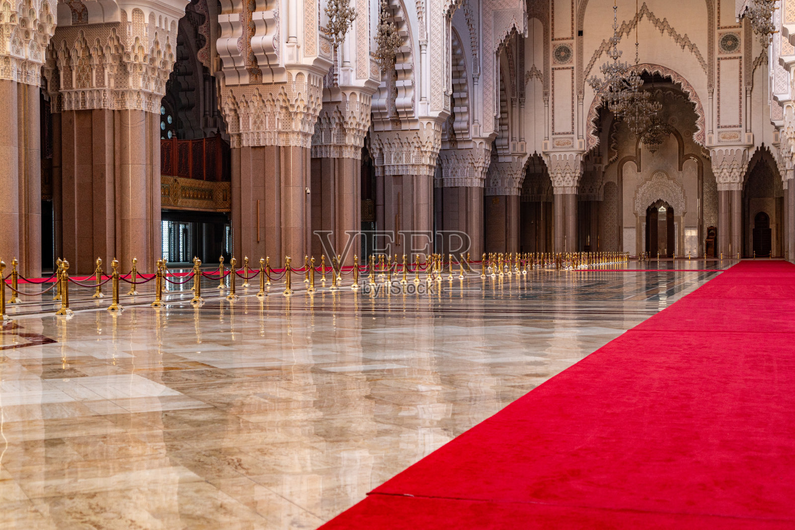 哈桑二世清真寺，卡萨布兰卡，摩洛哥照片摄影图片