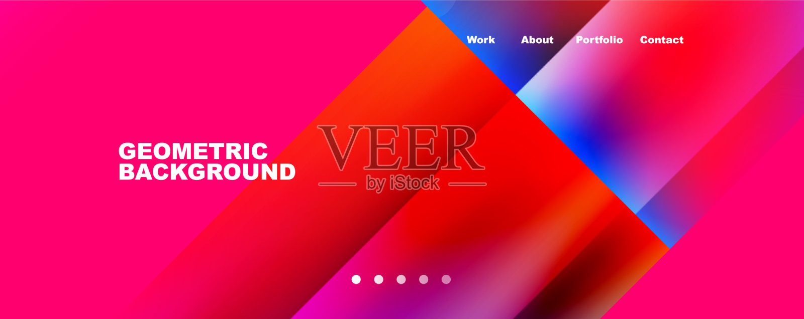 抽象的背景-正方形和线条插画图片素材