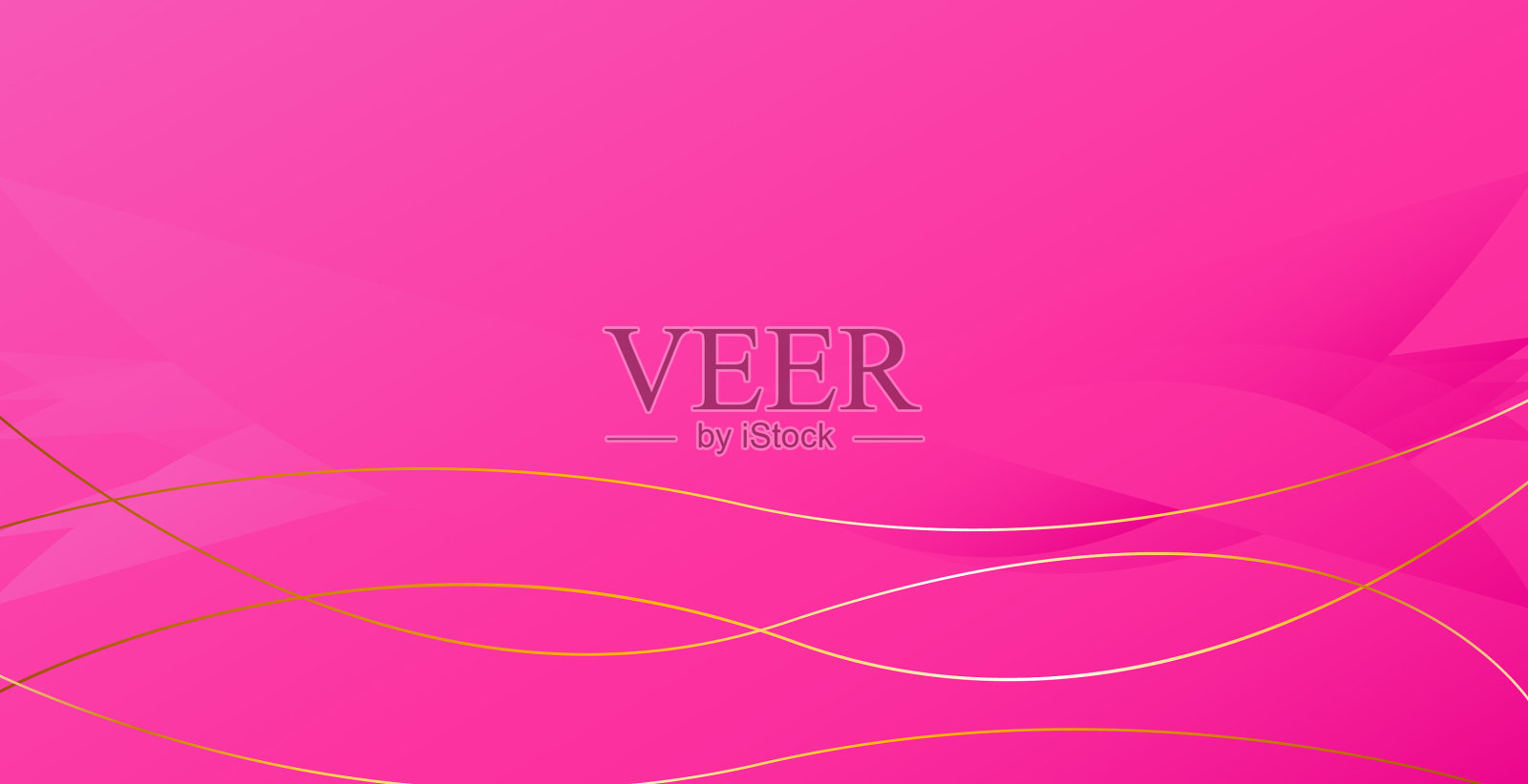 粉红色抽象豪华背景与波浪和插画图片素材