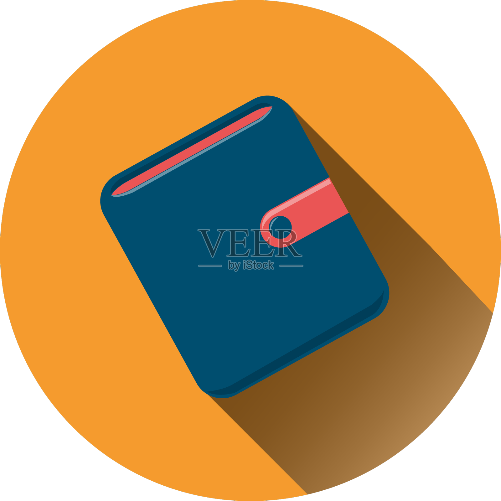 平钱包圈图标设计元素图片