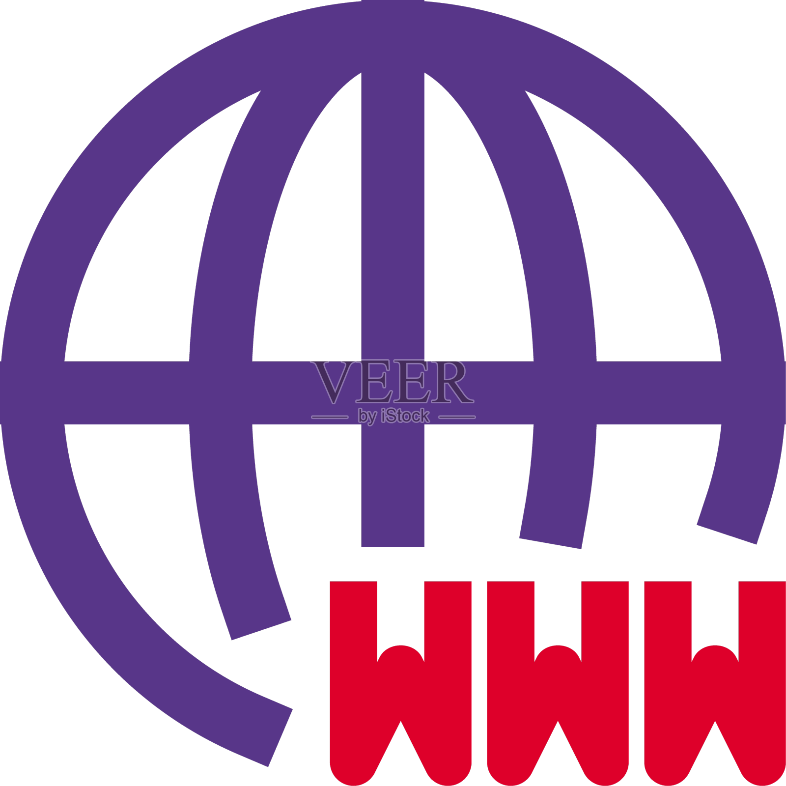 万维网是网站的集合设计元素图片