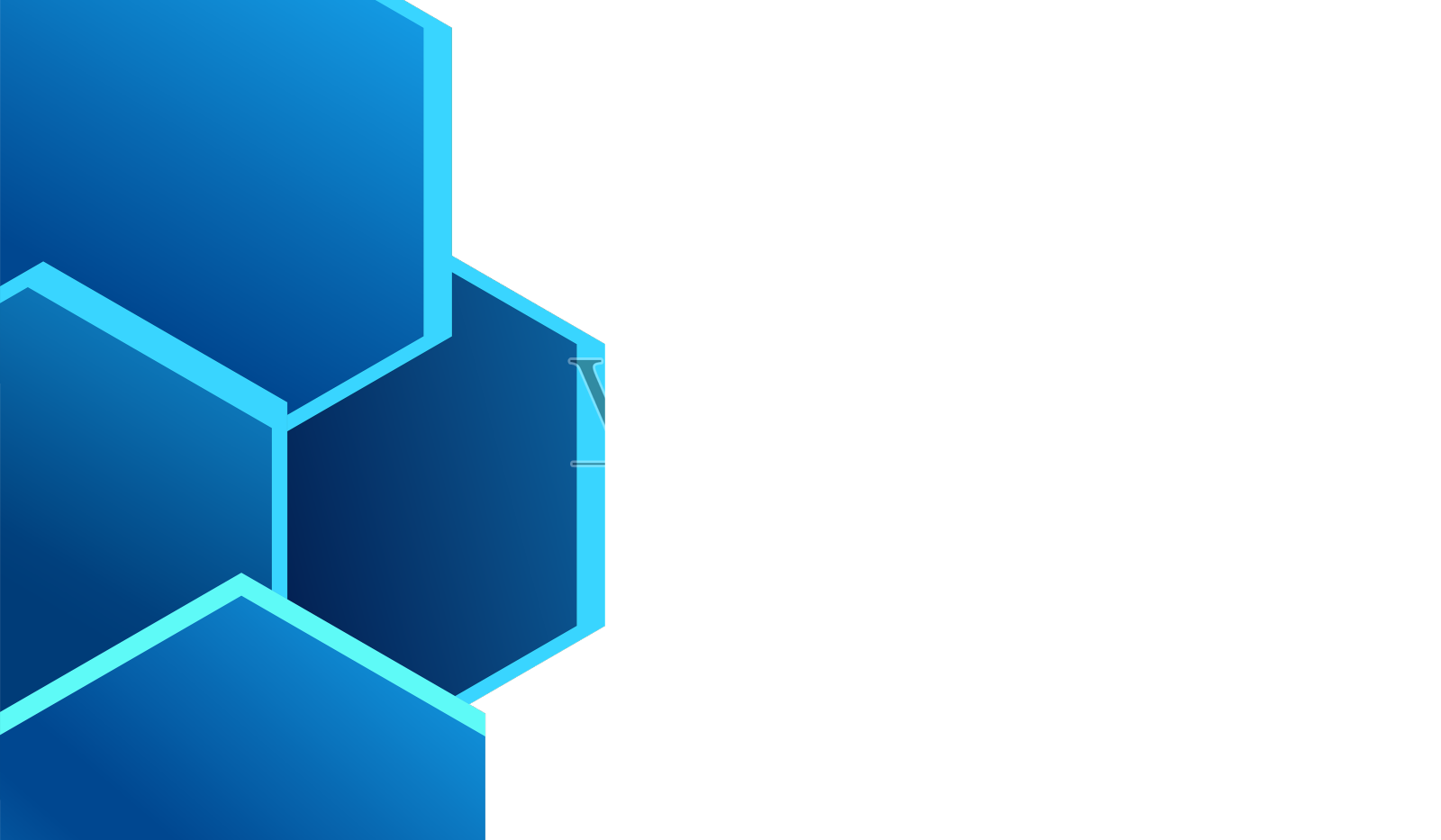 背景六边形蓝色抽象渐变现代设计元素图片