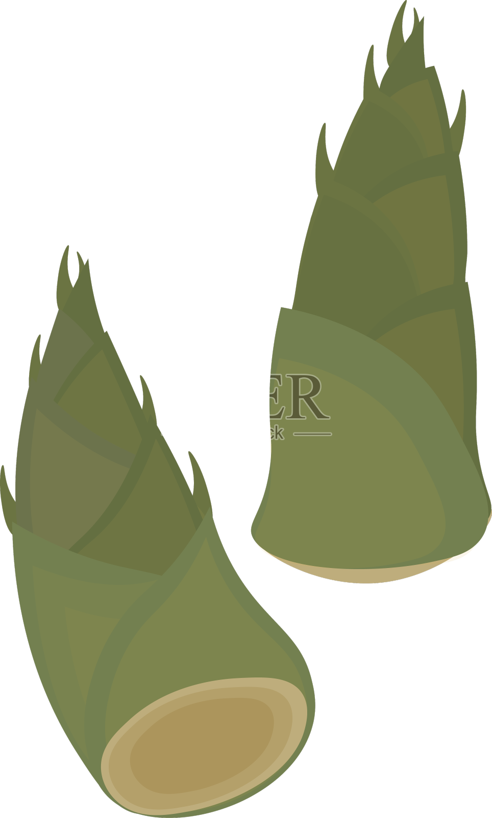 竹笋设计元素图片