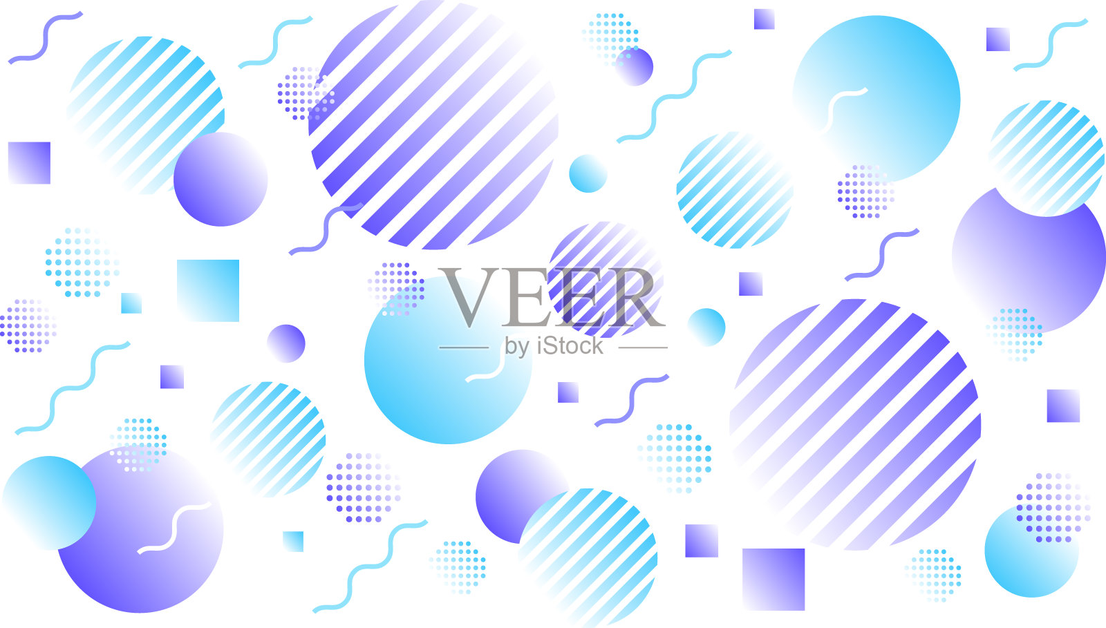 软渐变孟菲斯设计背景壁纸插画图片素材