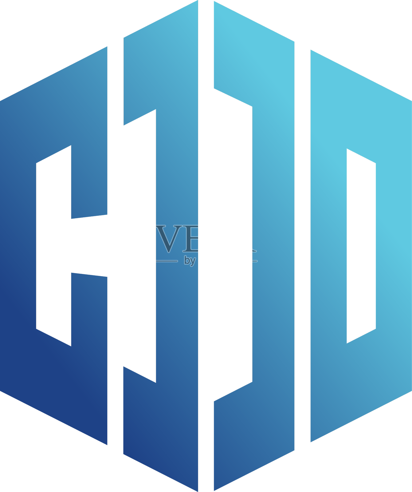 标志六角形cj图标生物技术设计元素图片