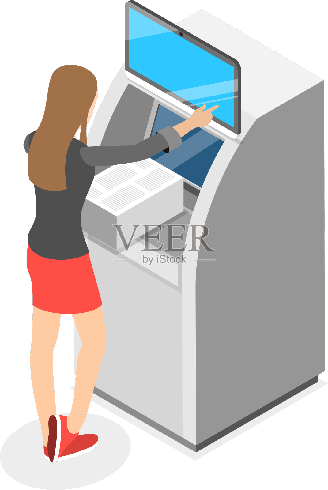 三维等距平面设计元素图片