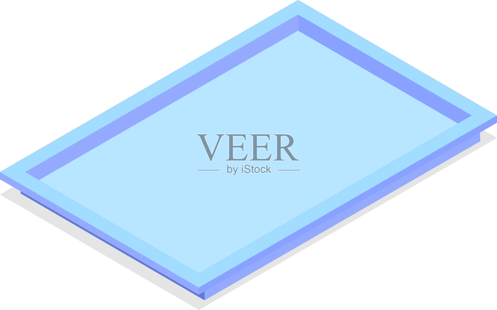 三维等距平面套空发球设计元素图片