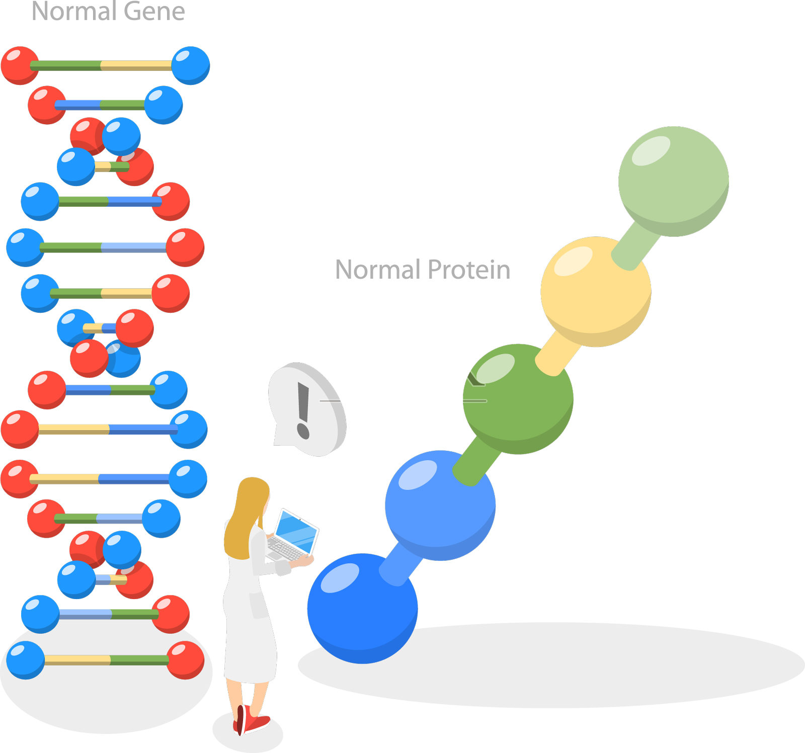 三维等距平面遗传设计元素图片
