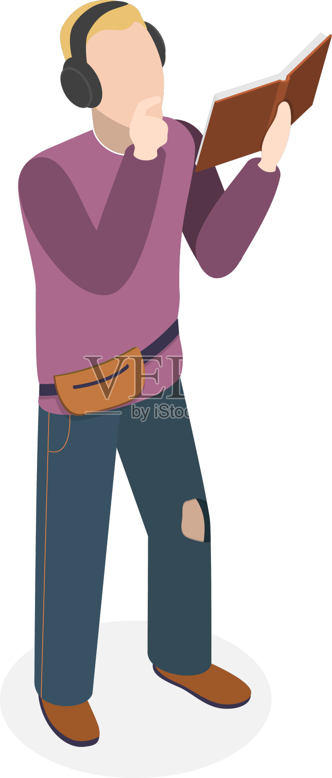 现代三维等距平面设计元素图片