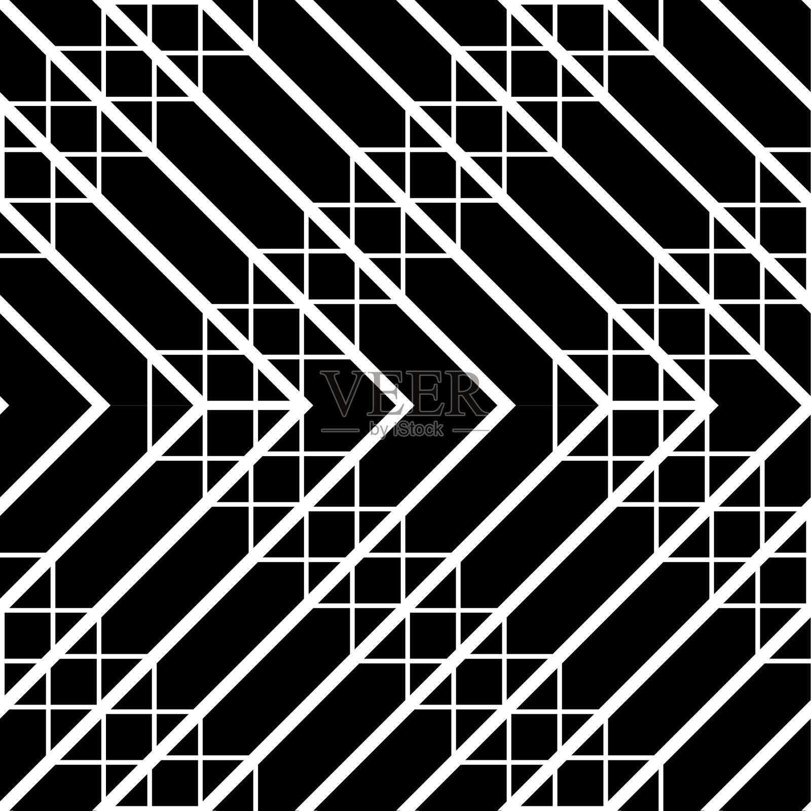 设计无缝单色网格图案插画图片素材