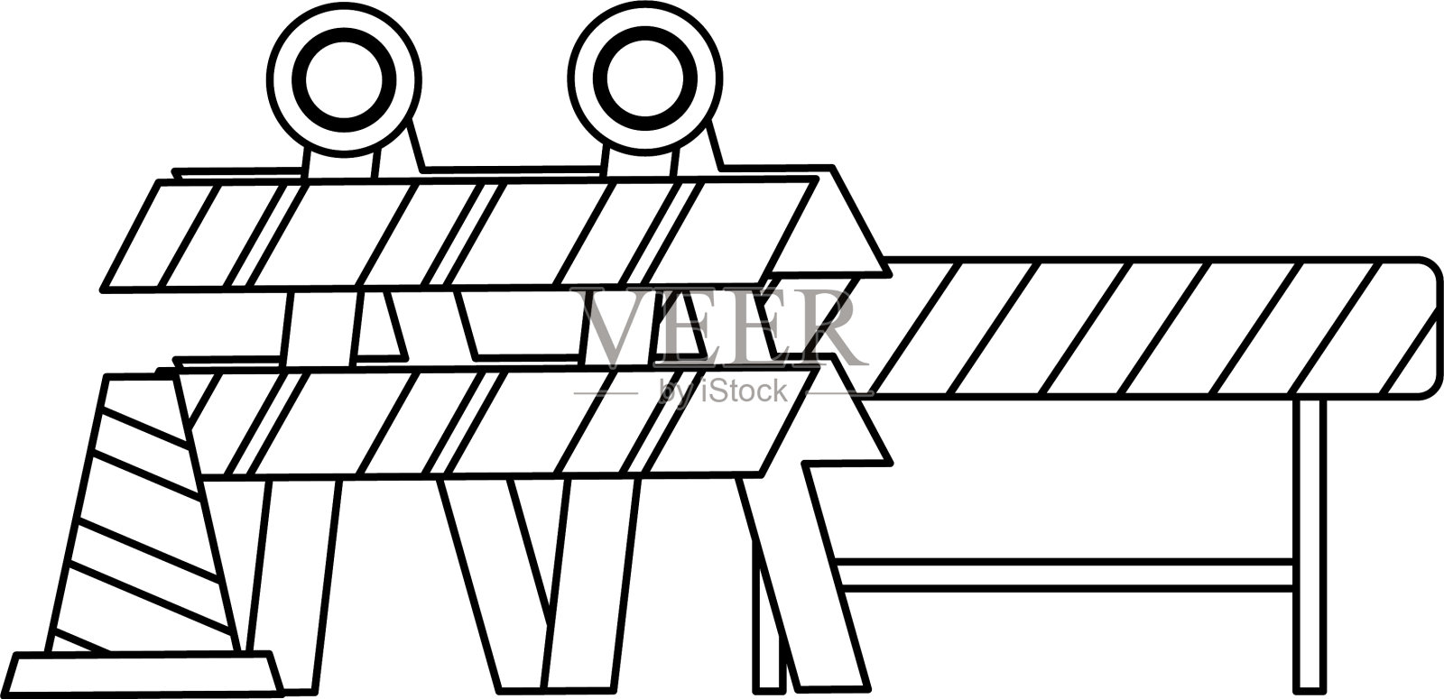 建筑建筑工程工作插画图片素材