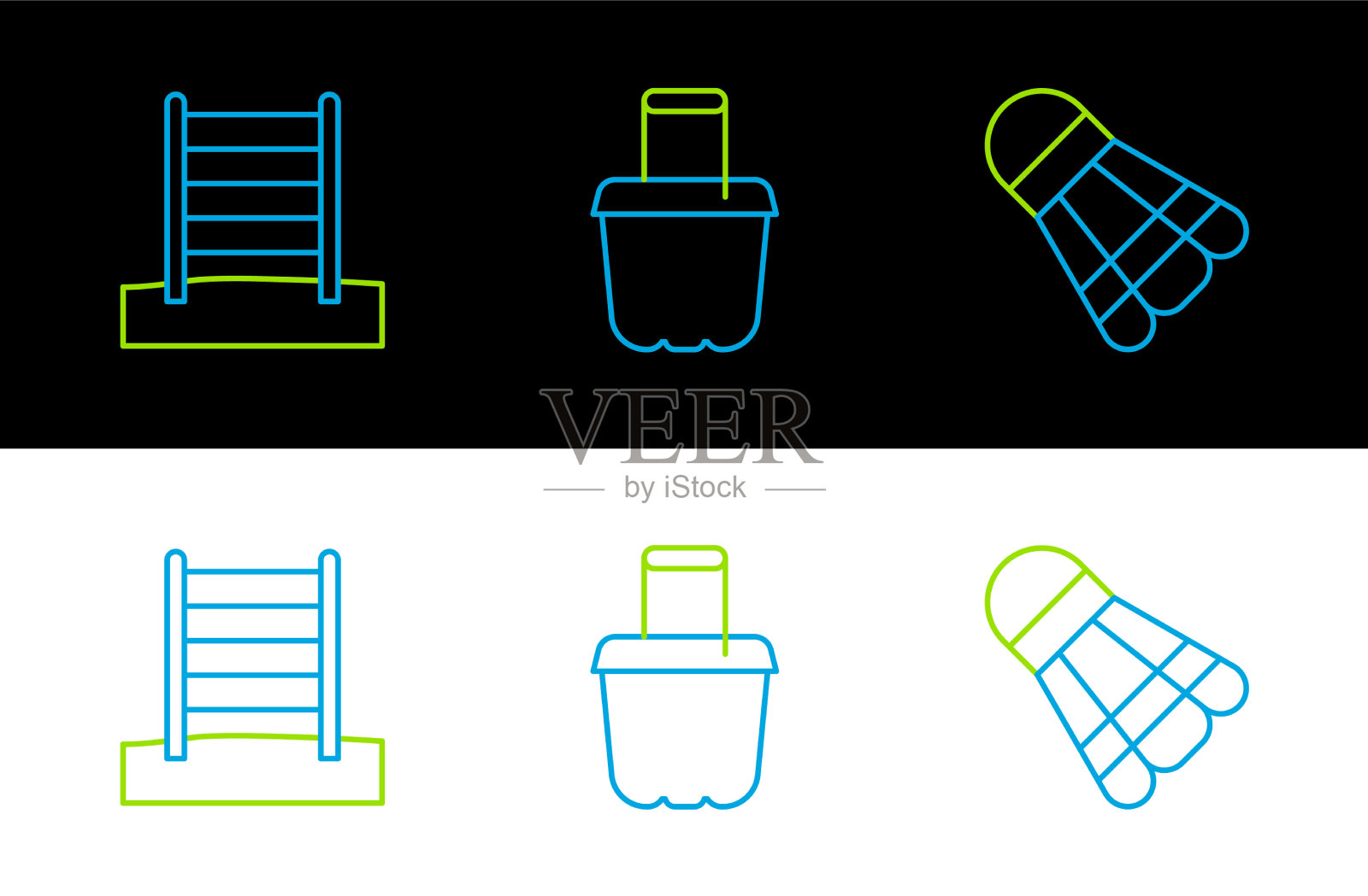 设羽毛球、羽毛球、瑞典墙和插画图片素材