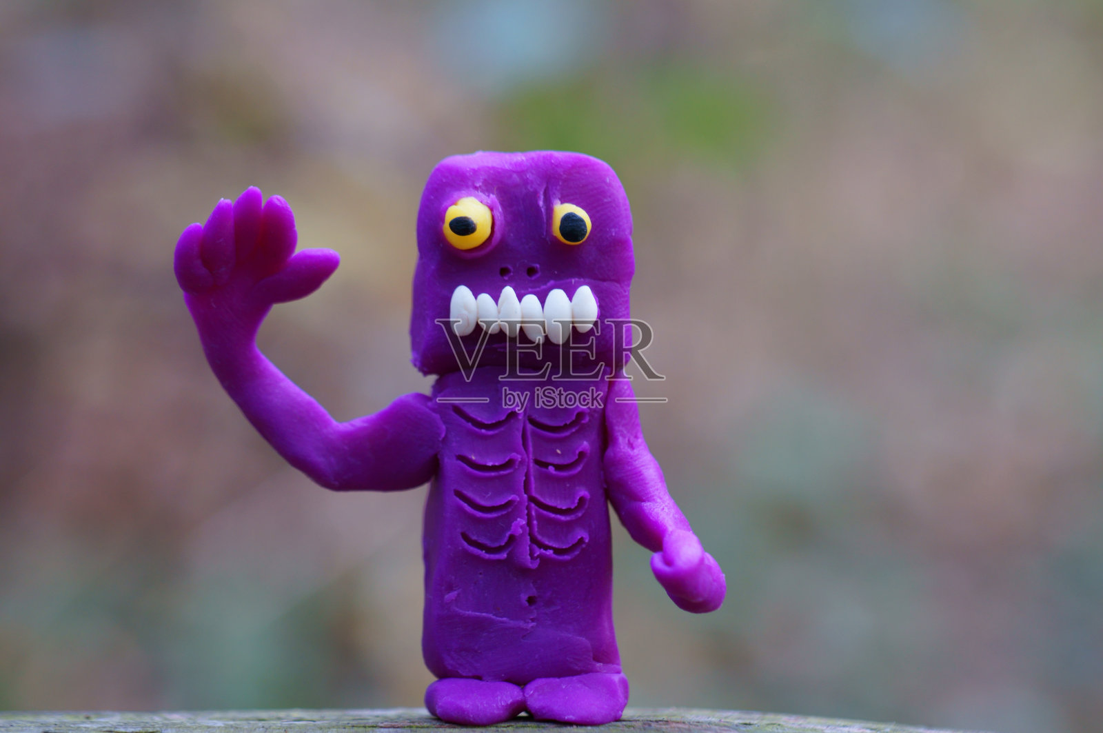 僵尸雕像特写。照片摄影图片