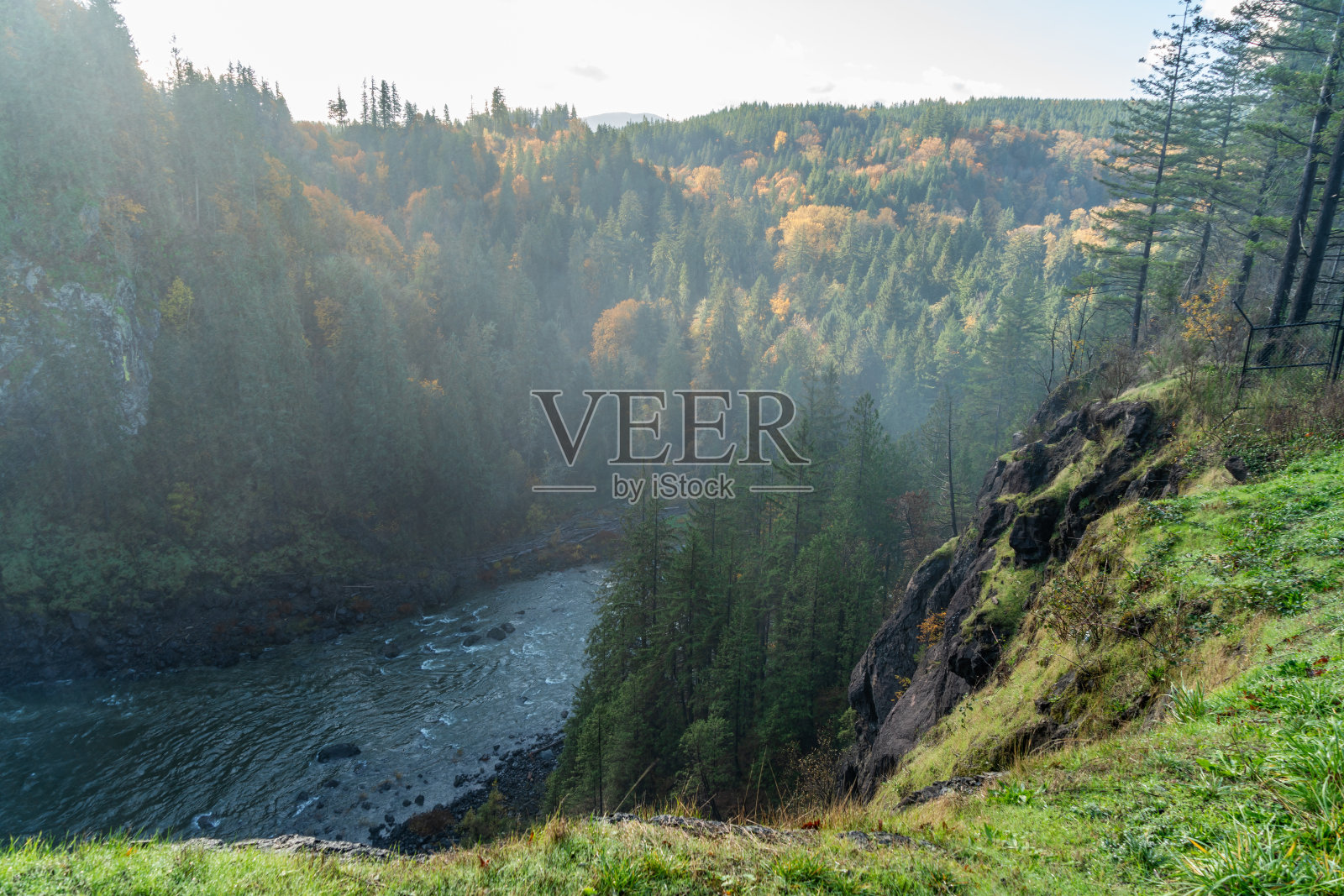 瀑布迷雾景观2照片摄影图片