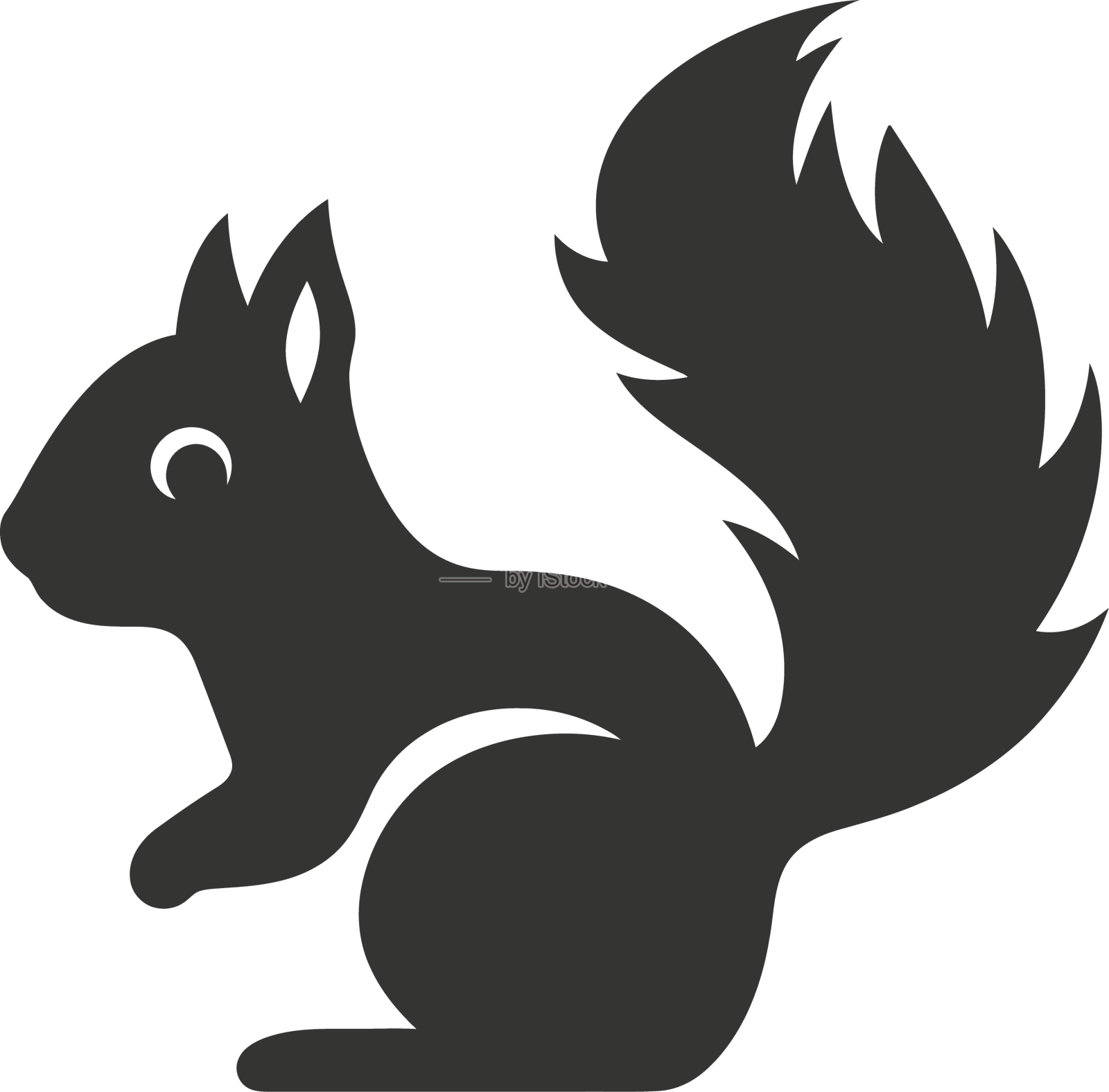 松鼠图标设计元素图片