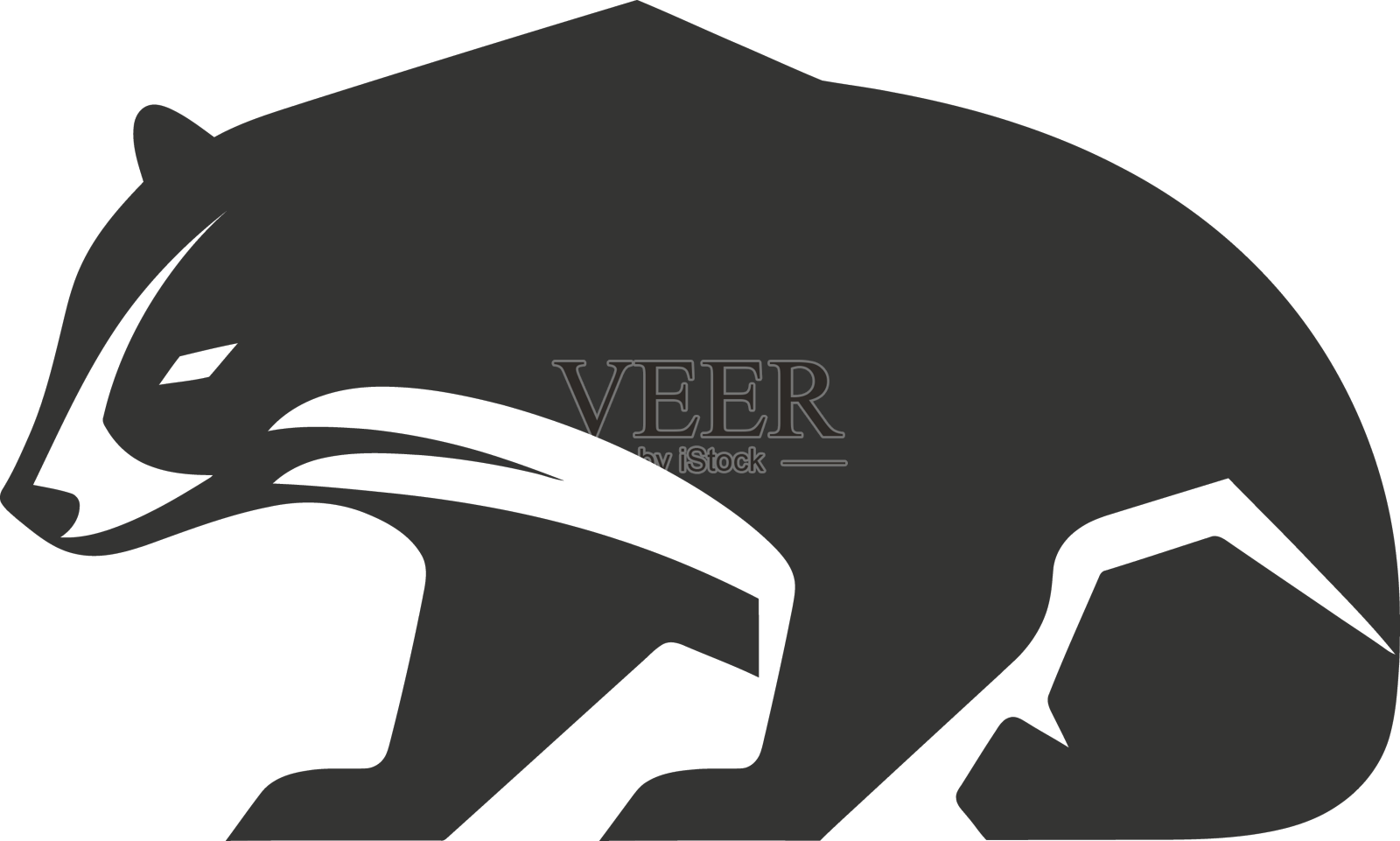 蜜獾图标设计元素图片