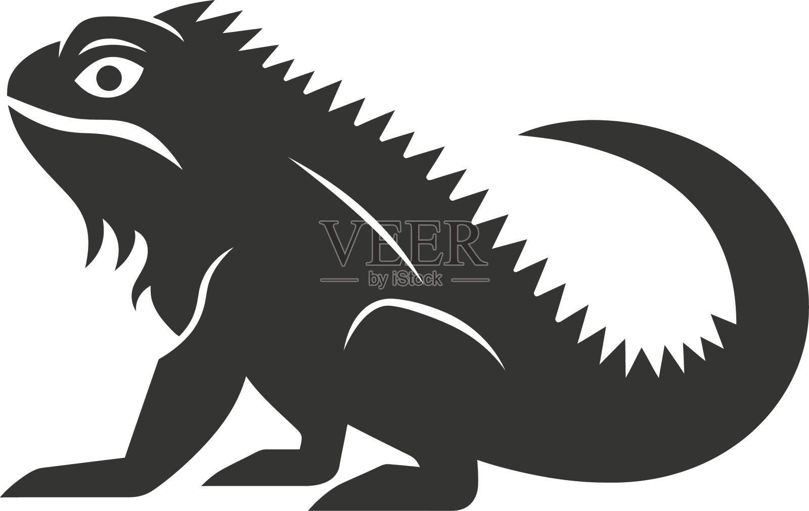 鬣蜥图标设计元素图片